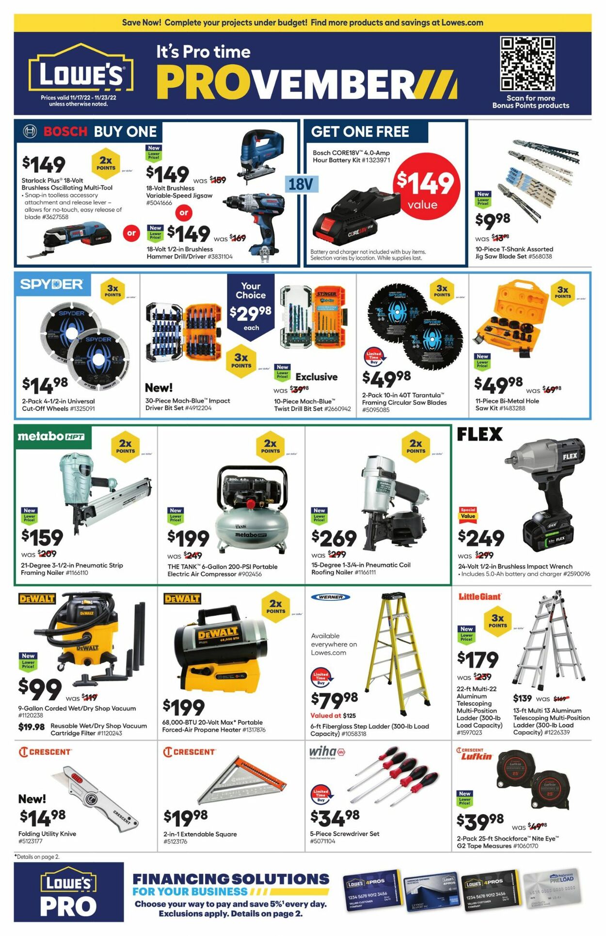 Catalogue Lowe's from 11/17/2022