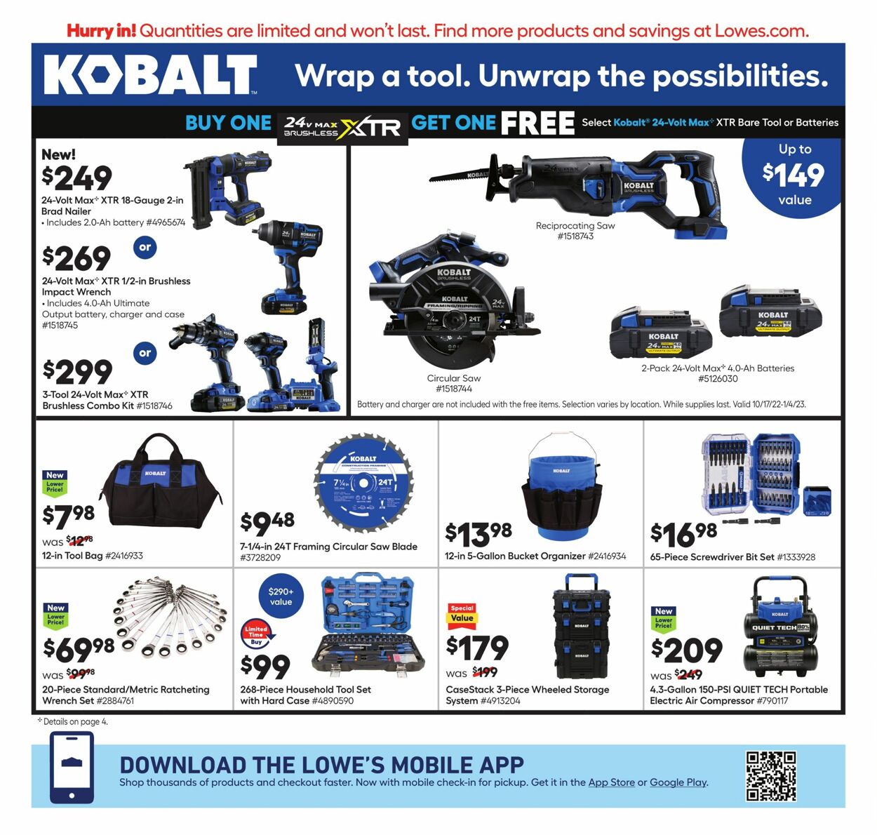 Catalogue Lowe's from 12/08/2022