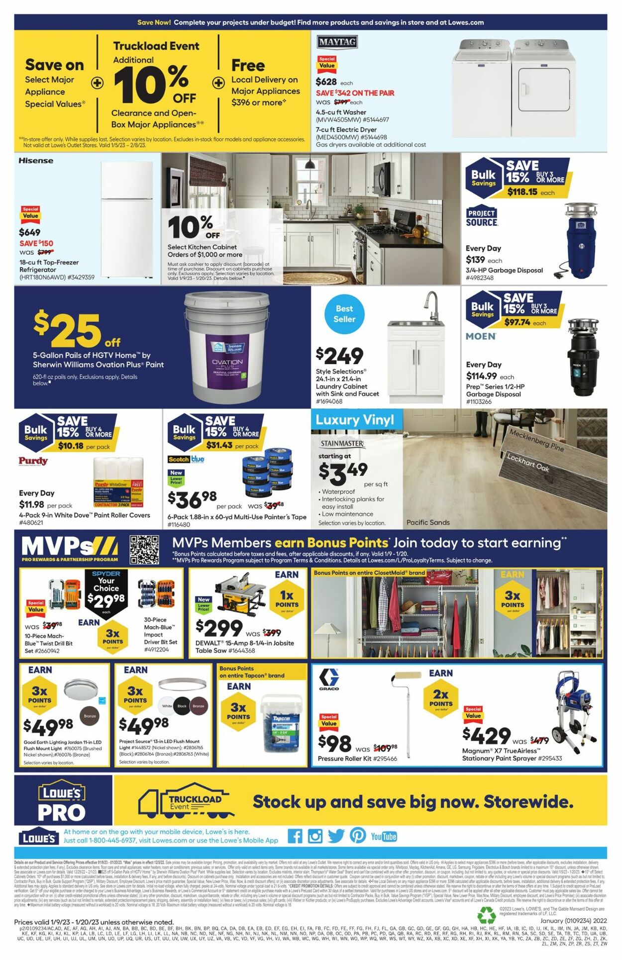 Catalogue Lowe's from 01/09/2023