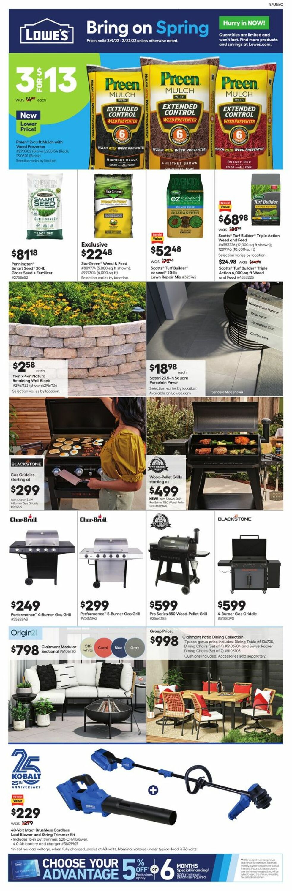 Catalogue Lowe's from 03/09/2023