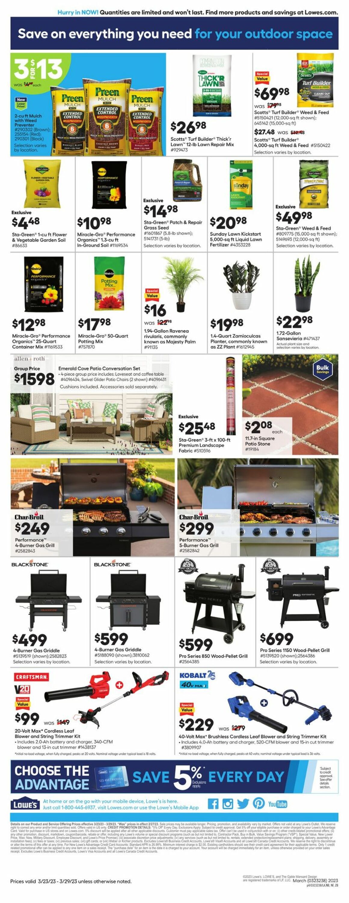 Catalogue Lowe's from 03/23/2023
