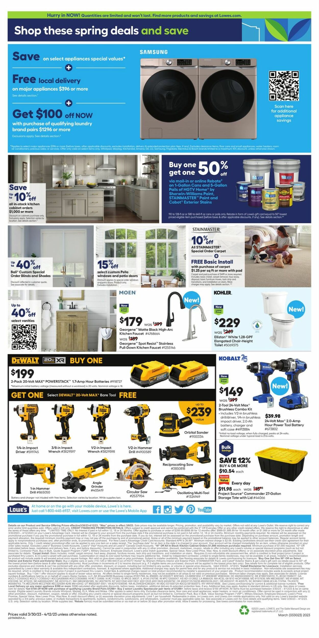 Catalogue Lowe's from 03/30/2023