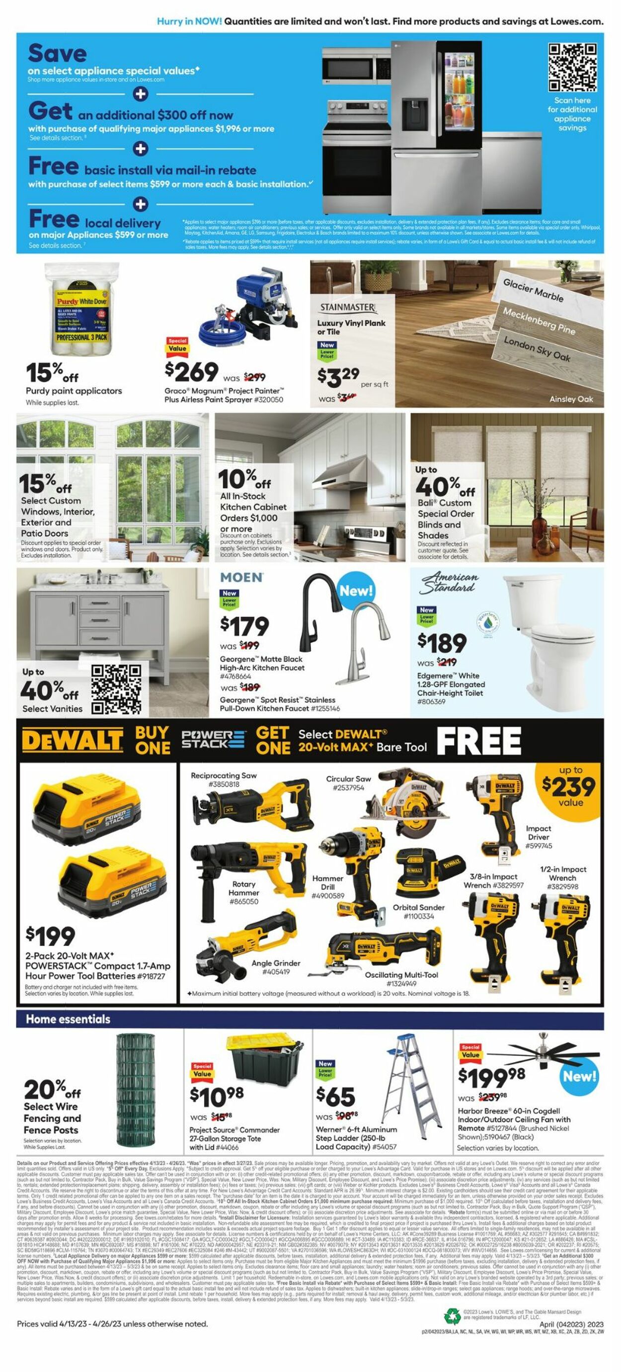 Catalogue Lowe's from 04/13/2023