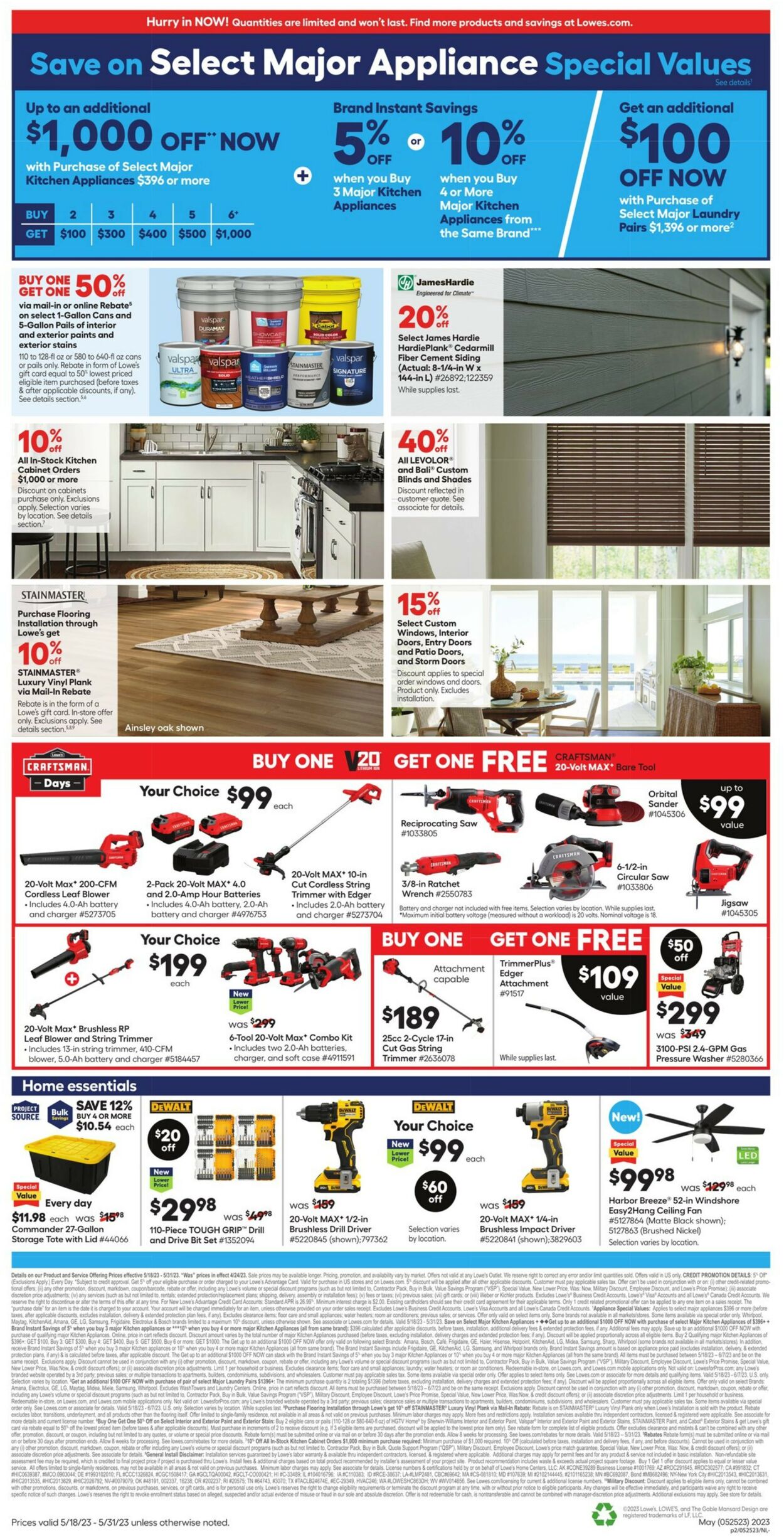 Catalogue Lowe's from 05/18/2023