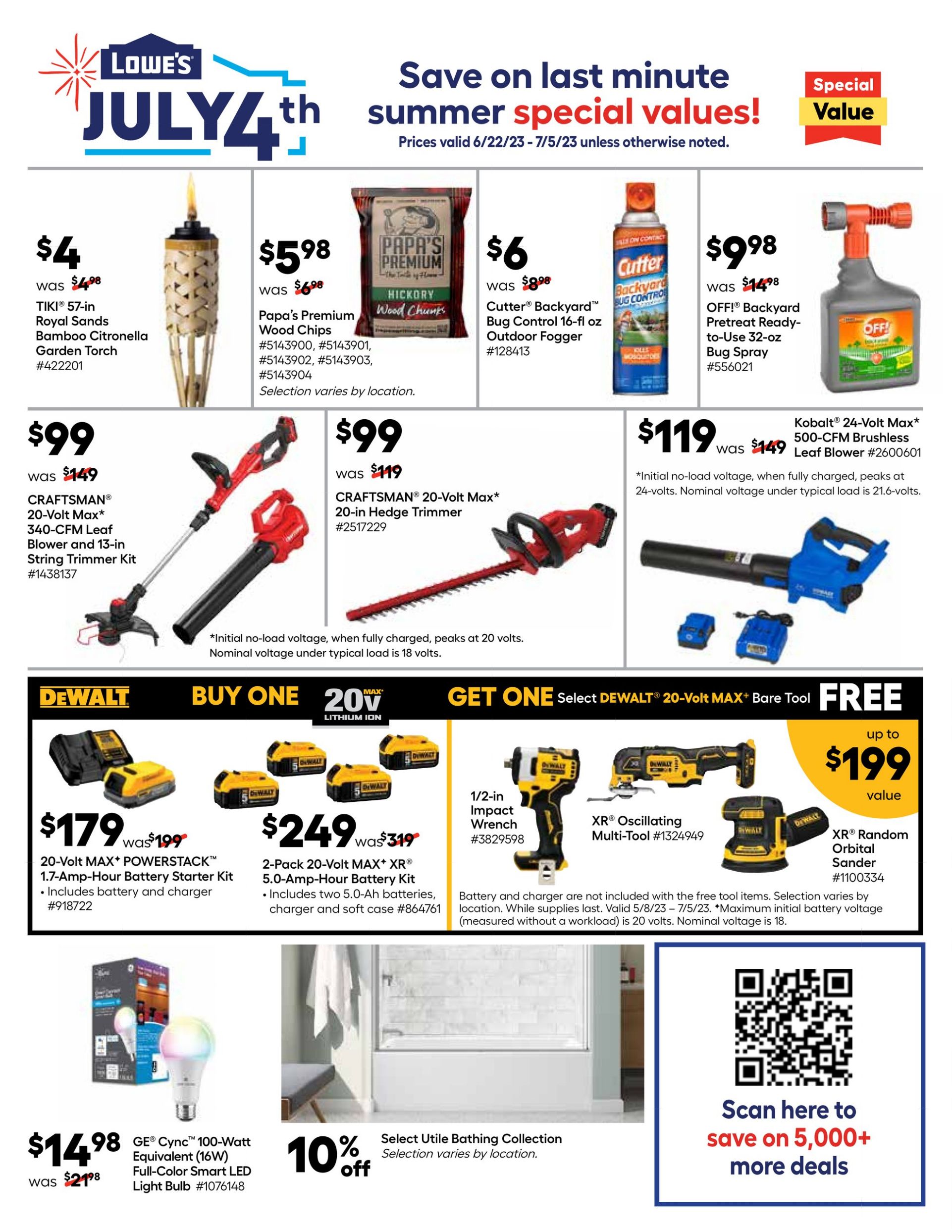 Catalogue Lowe's from 06/22/2023