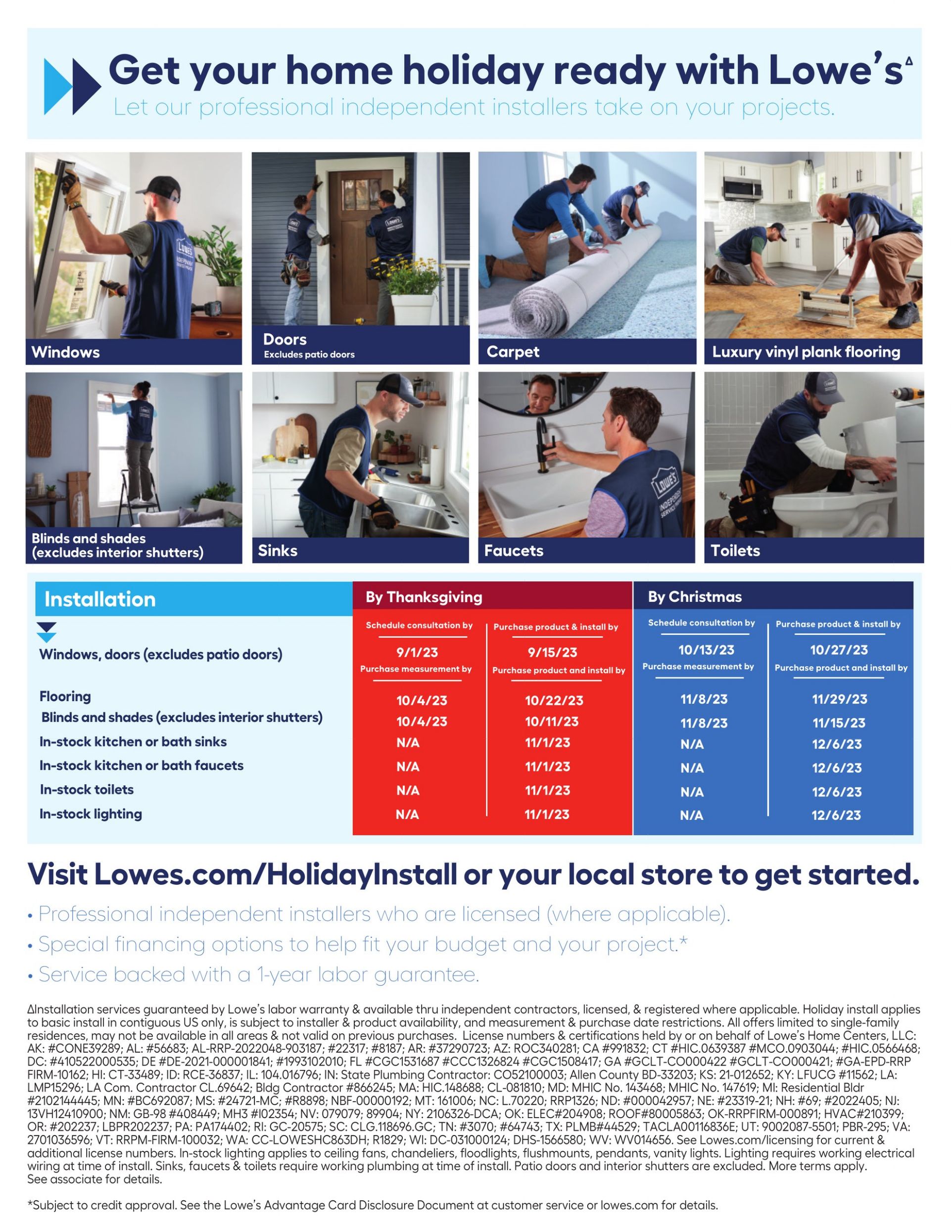 Catalogue Lowe's from 09/28/2023