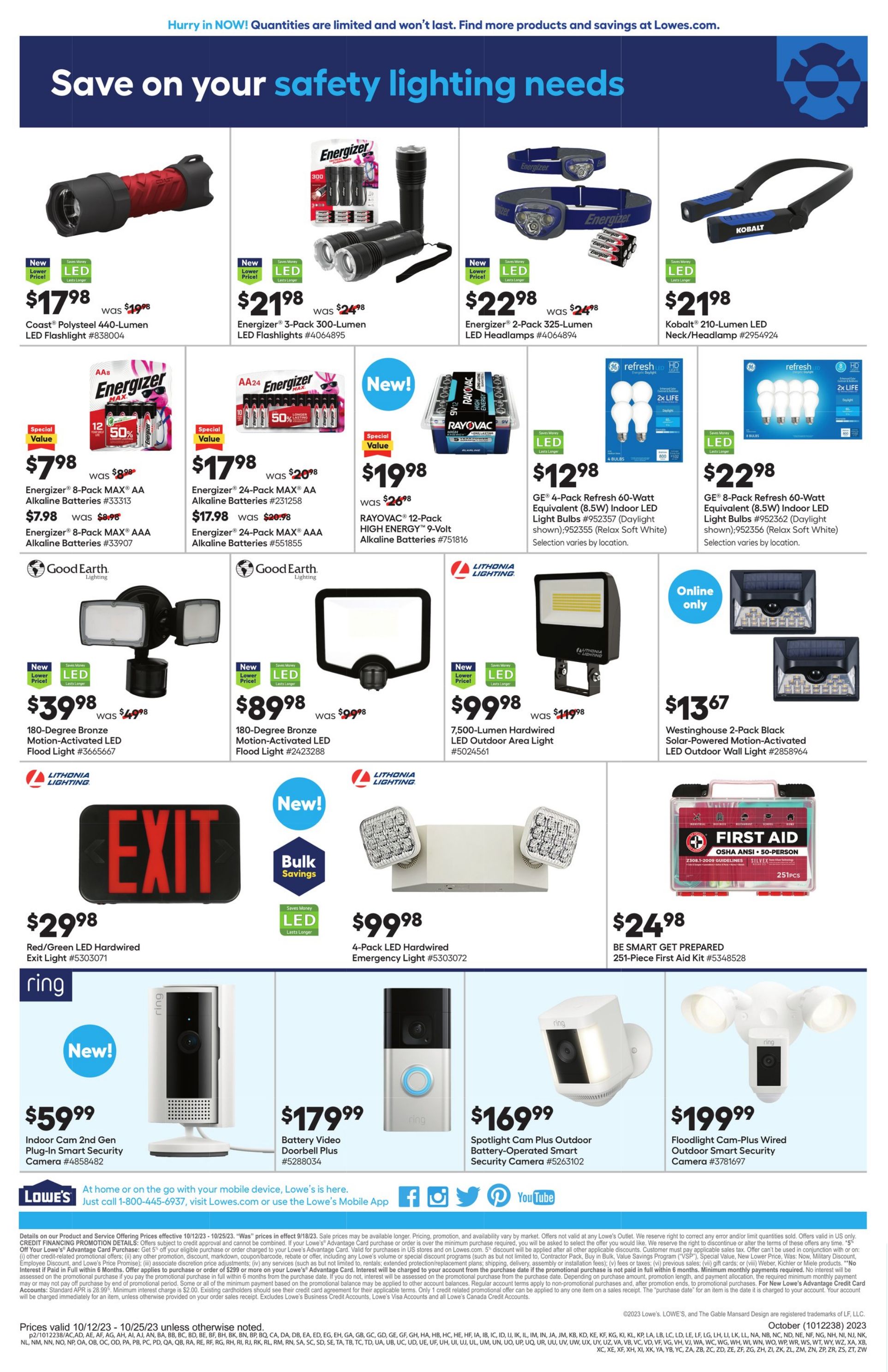 Catalogue Lowe's from 10/12/2023