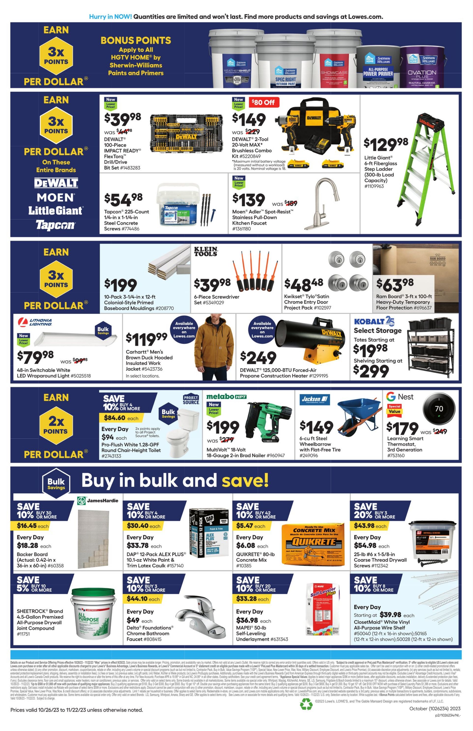 Catalogue Lowe's from 10/26/2023