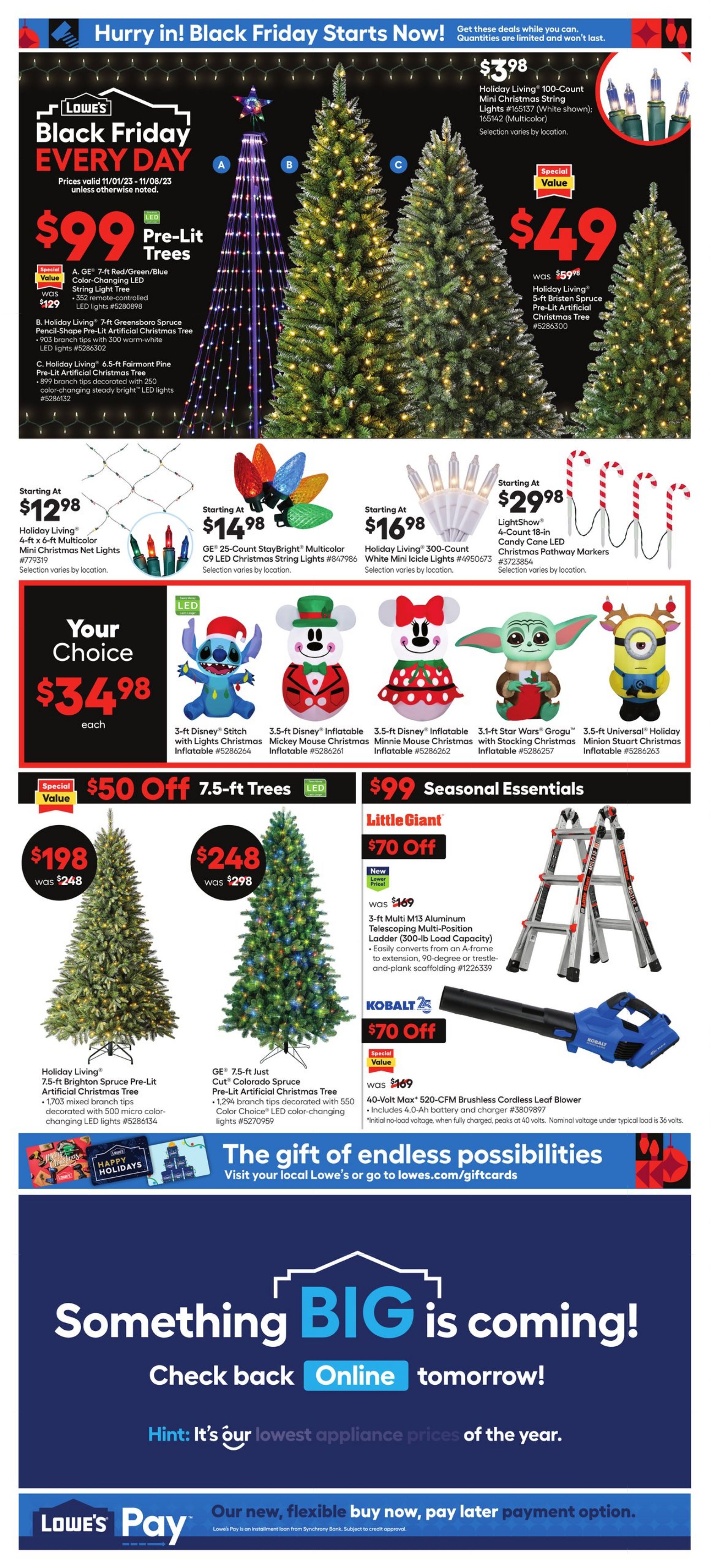 Catalogue Lowe's from 11/01/2023