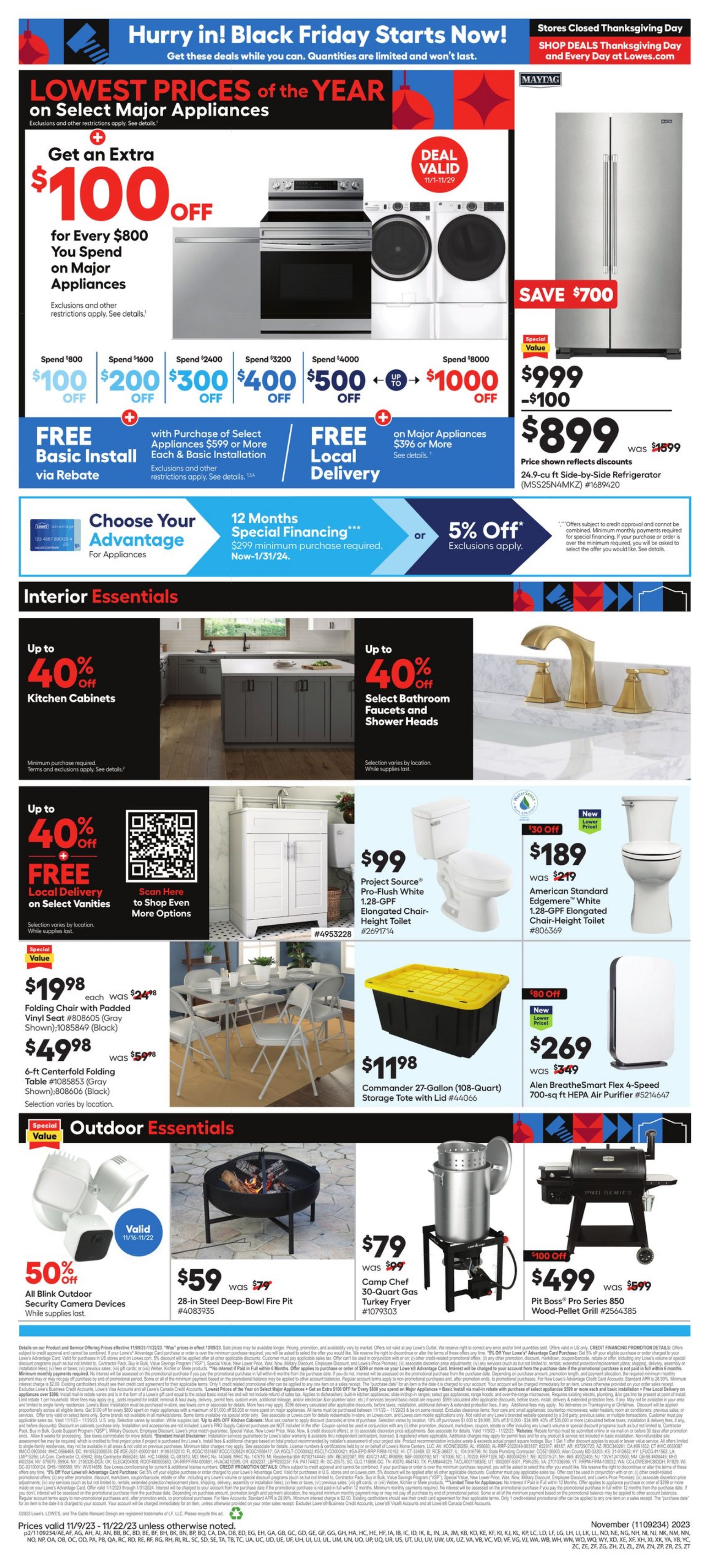 Catalogue Lowe's from 11/09/2023