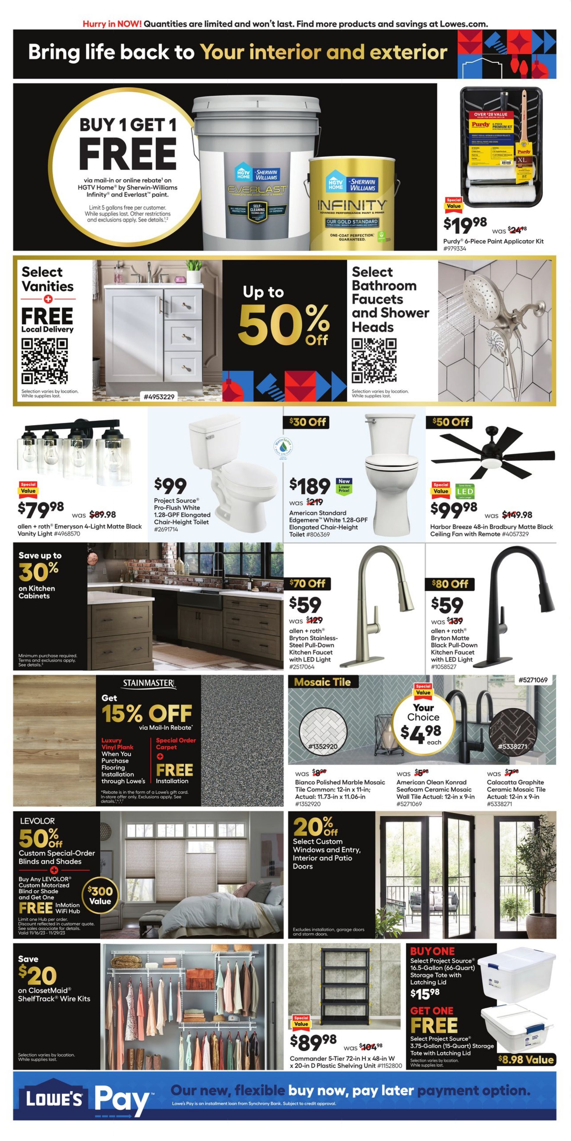 Catalogue Lowe's from 11/23/2023