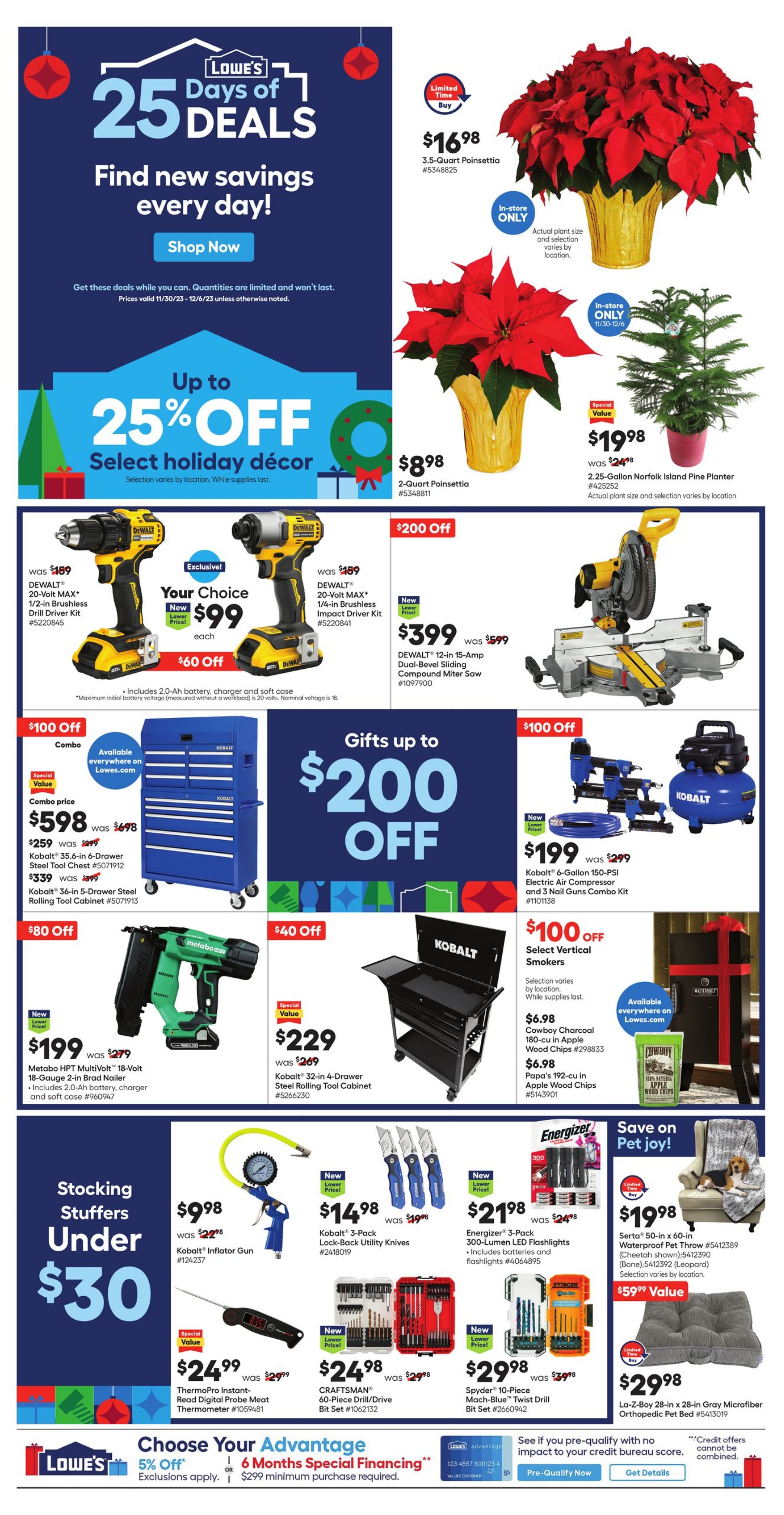 Catalogue Lowe's from 11/30/2023