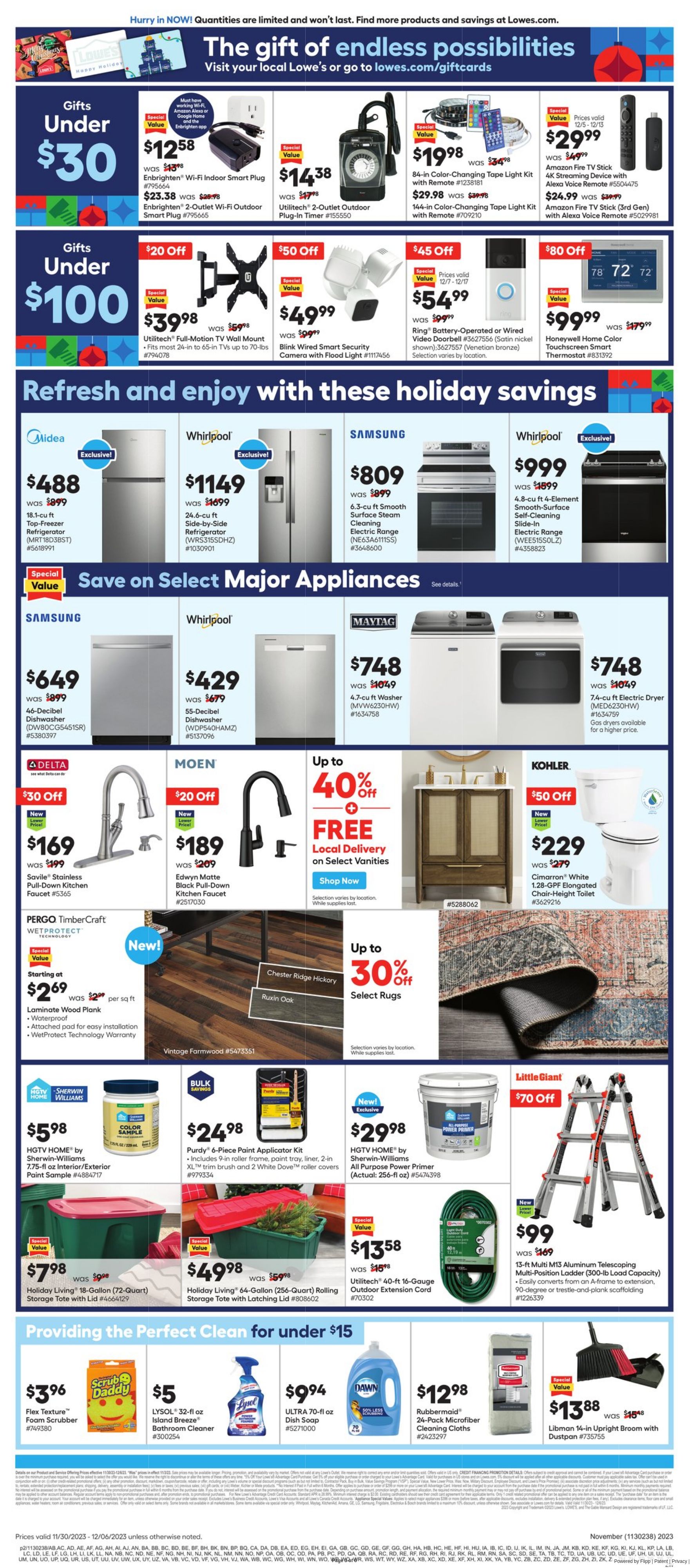 Catalogue Lowe's from 11/30/2023