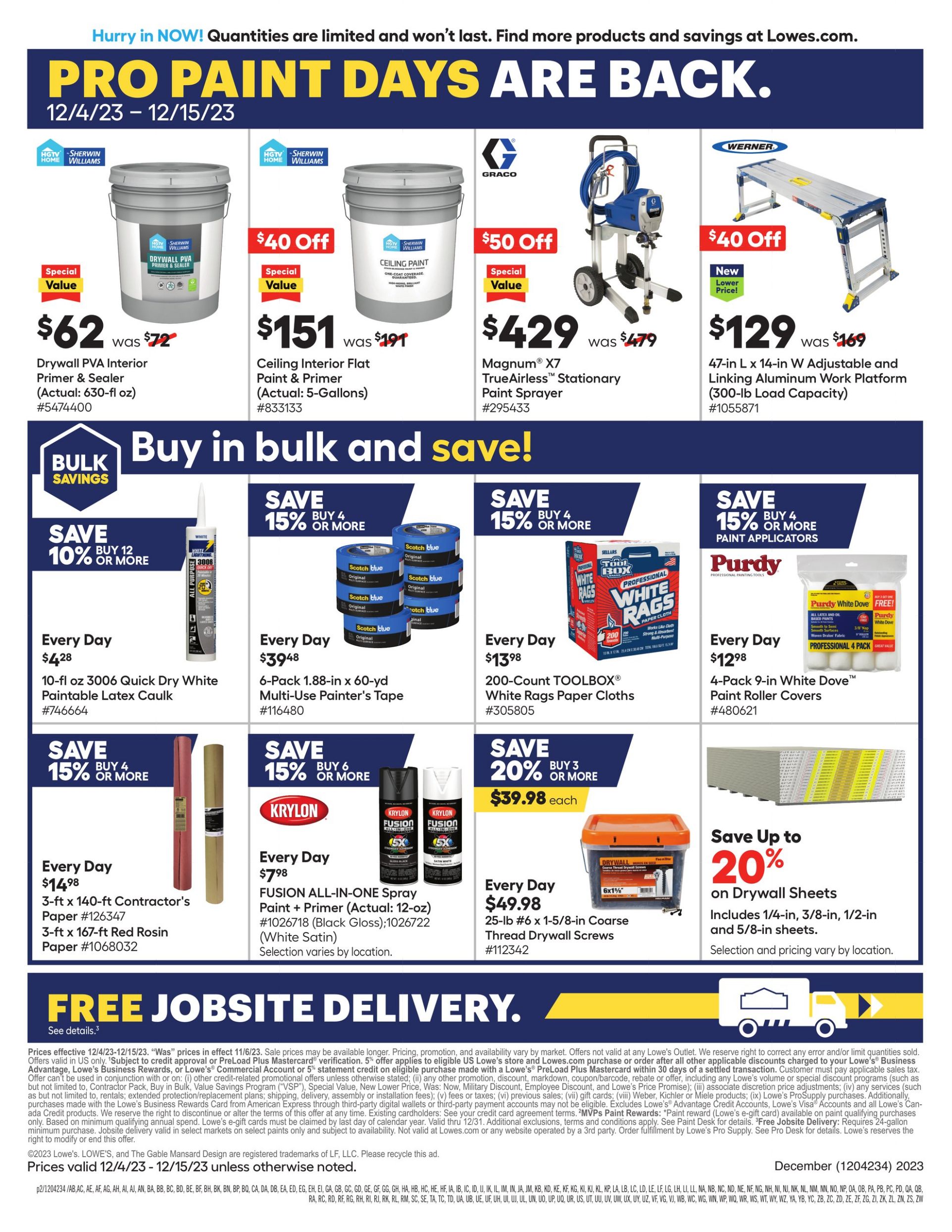 Catalogue Lowe's from 12/04/2023