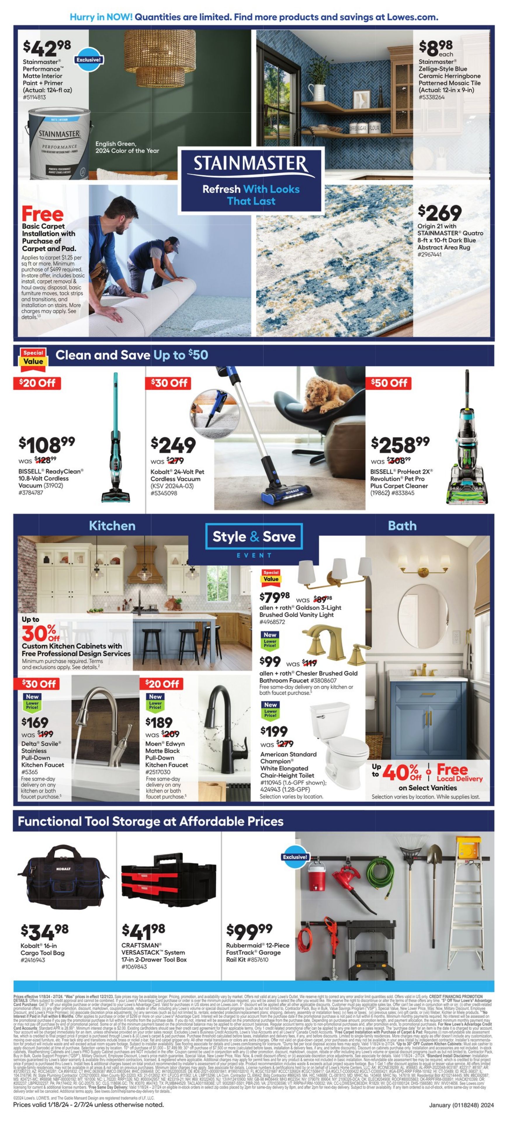 Catalogue Lowe's from 01/18/2024