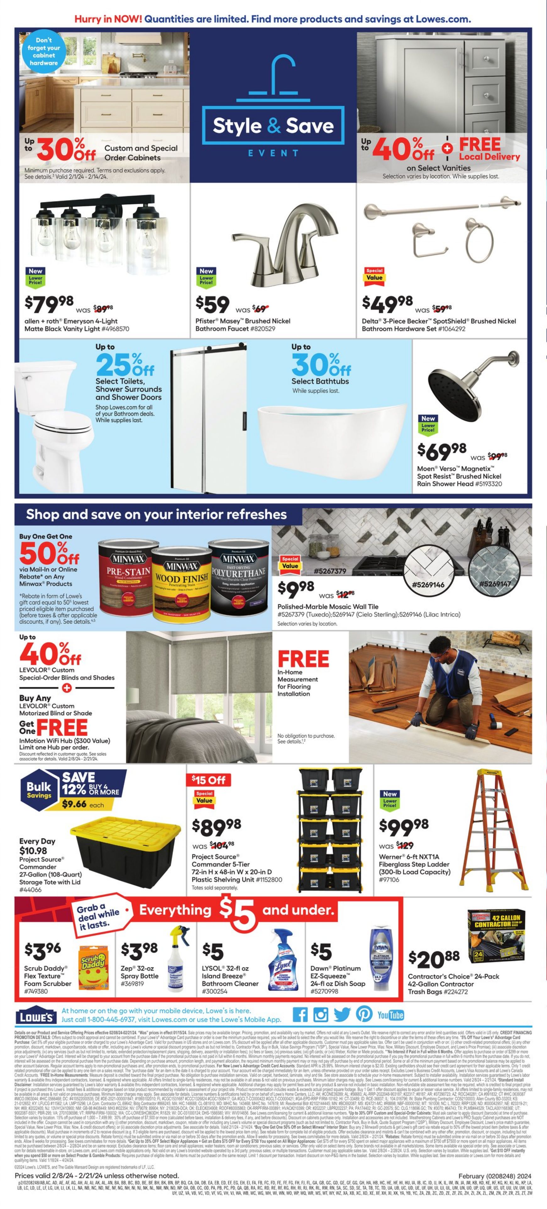 Catalogue Lowe's from 02/08/2024