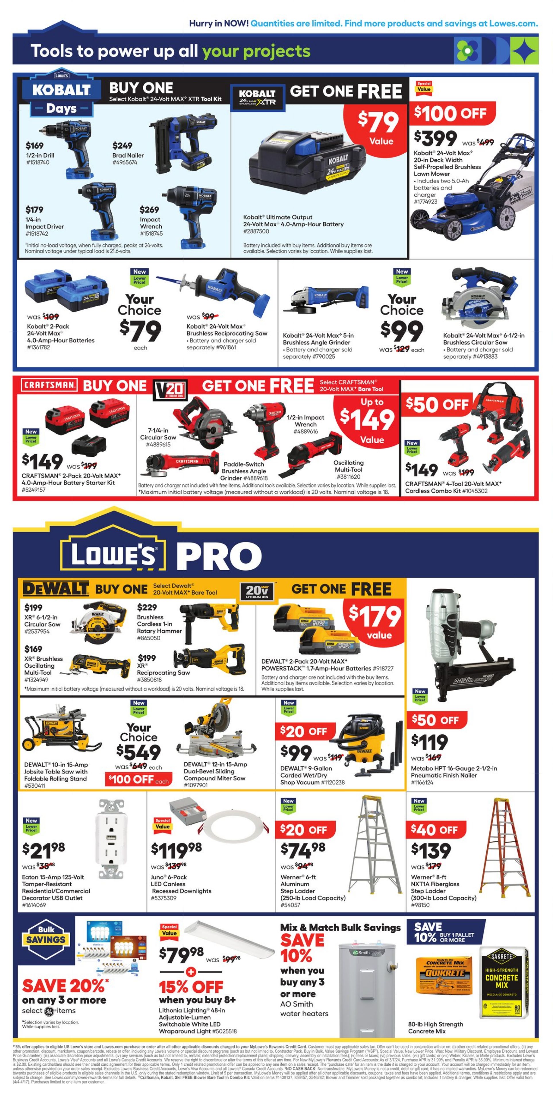 Catalogue Lowe's from 04/04/2024