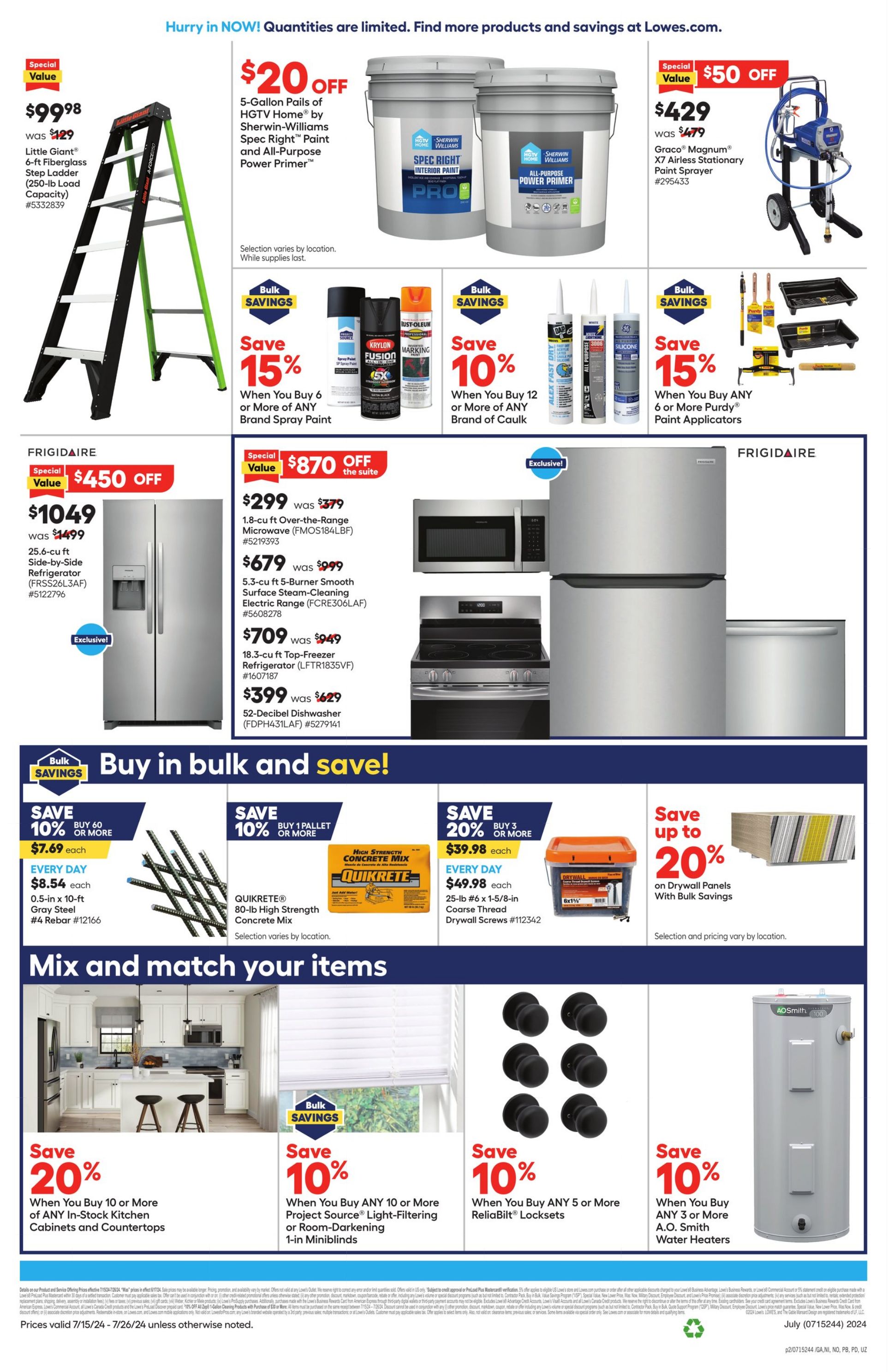 Catalogue Lowe's from 07/15/2024