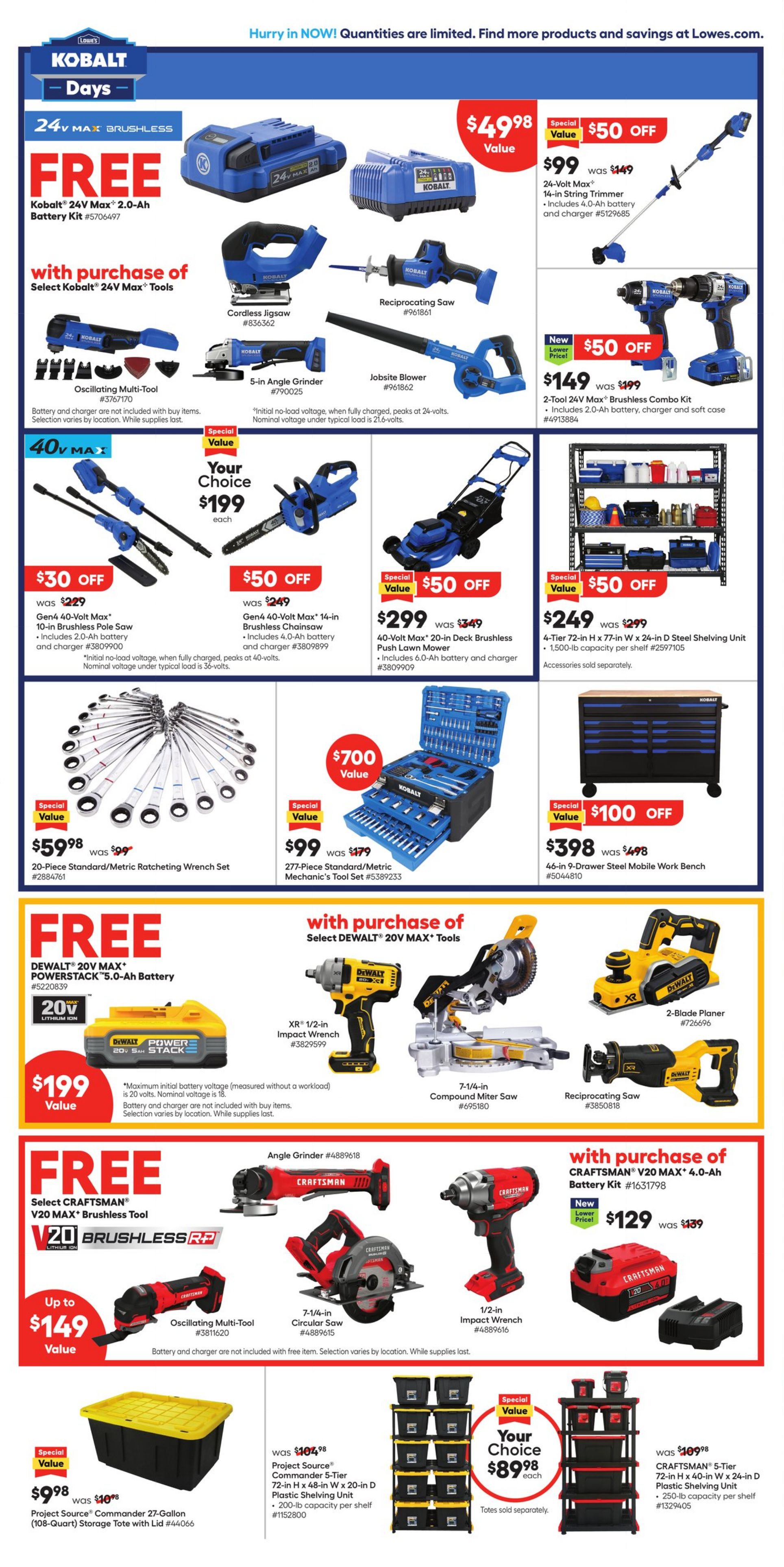 Catalogue Lowe's from 08/22/2024