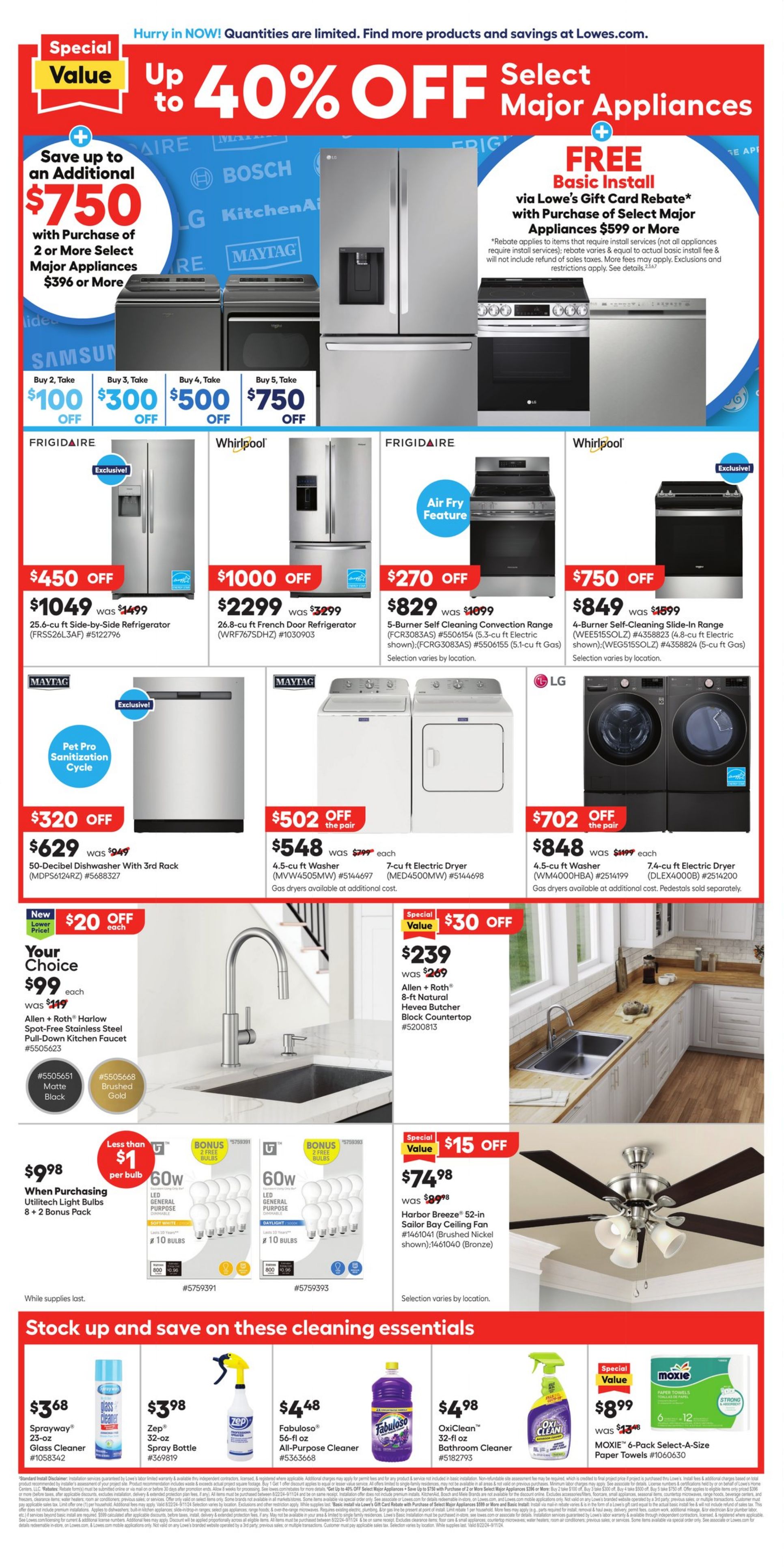 Catalogue Lowe's from 08/22/2024