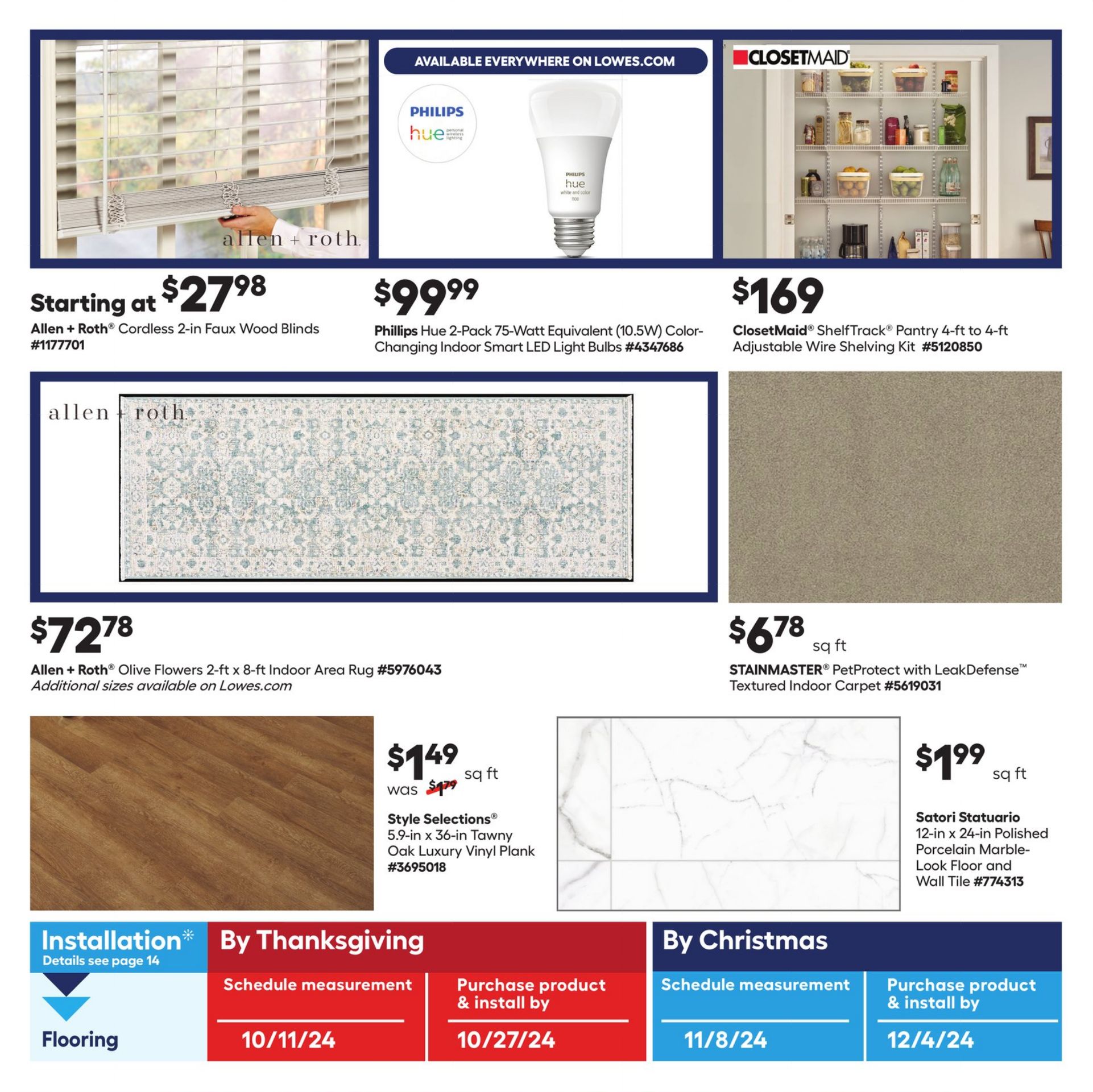 Catalogue Lowe's from 09/26/2024