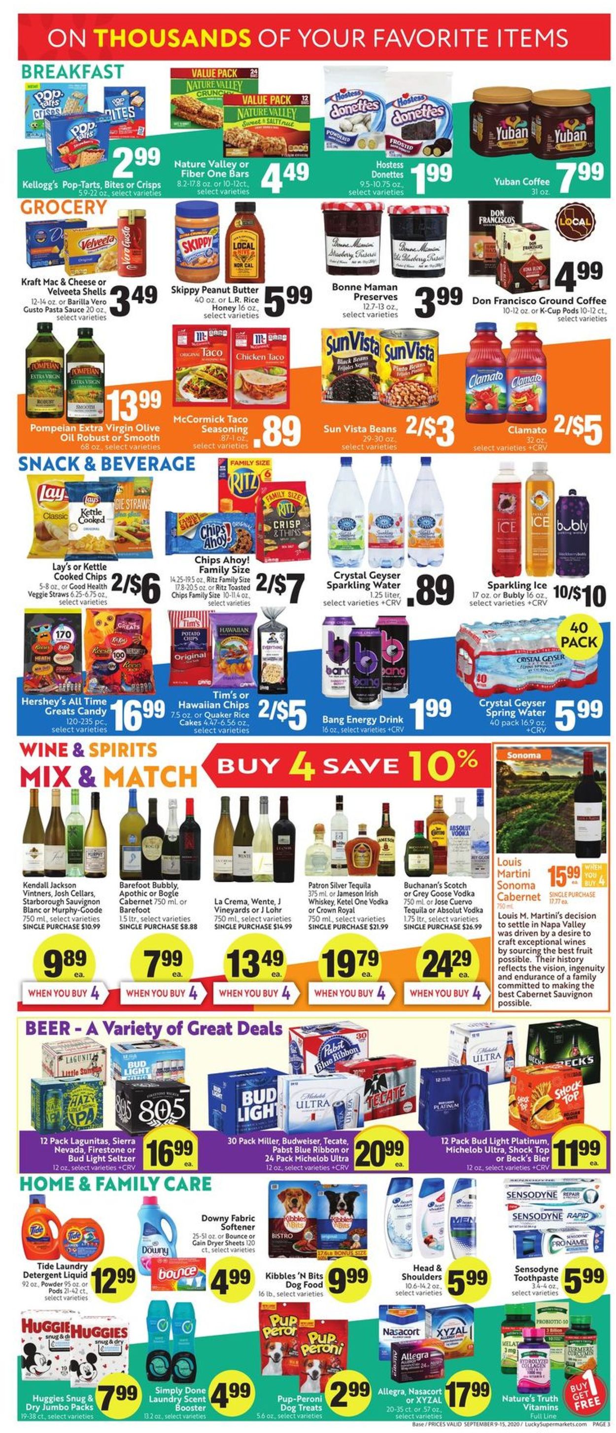 Catalogue Lucky Supermarkets from 09/09/2020