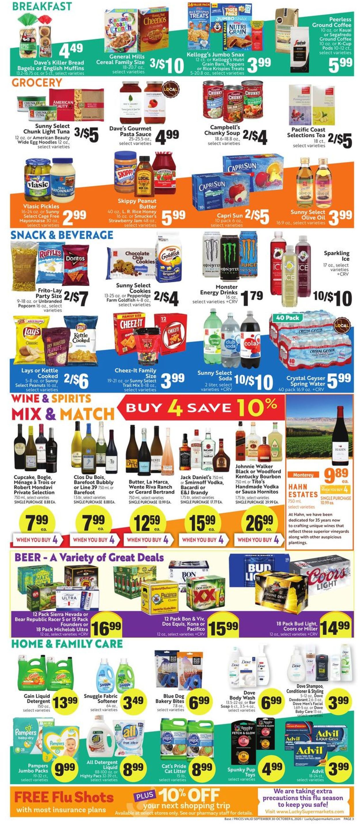 Catalogue Lucky Supermarkets from 09/30/2020