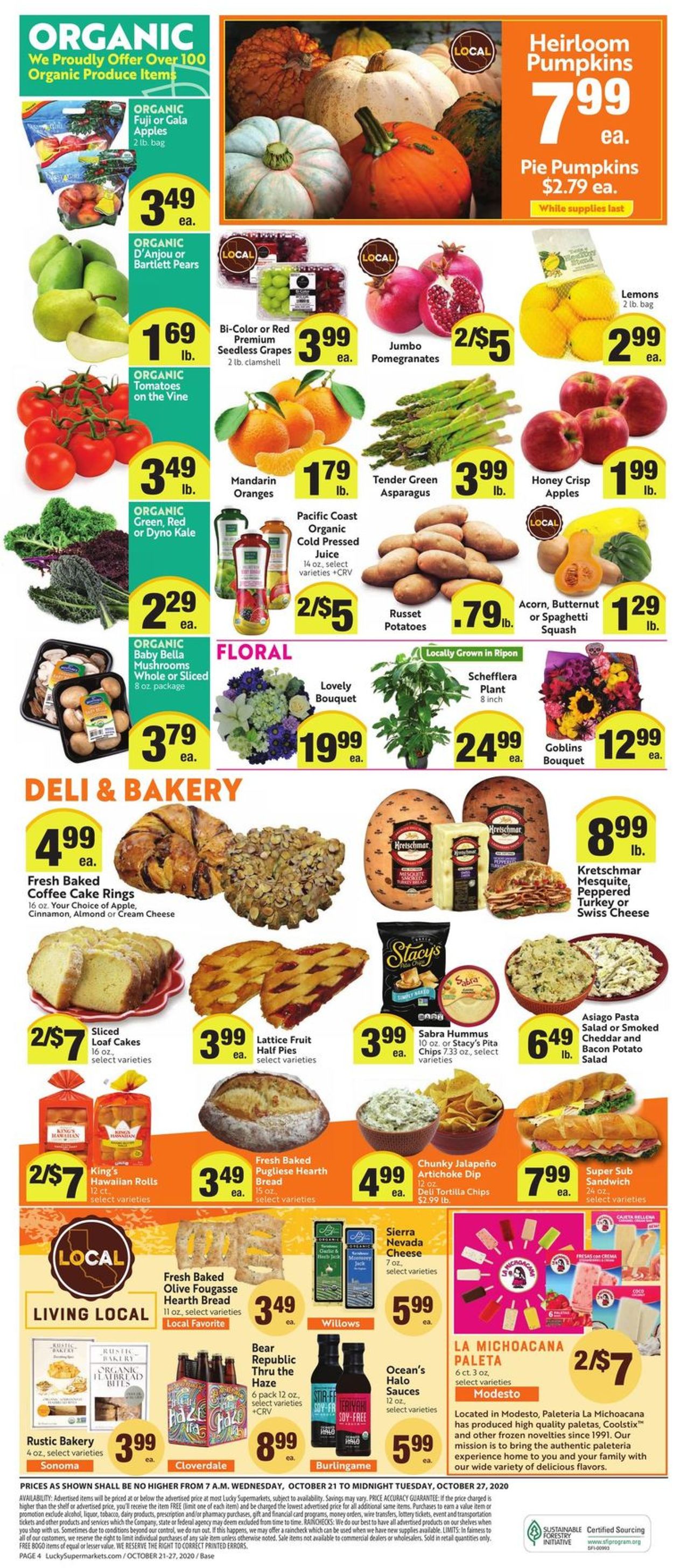 Catalogue Lucky Supermarkets from 10/21/2020