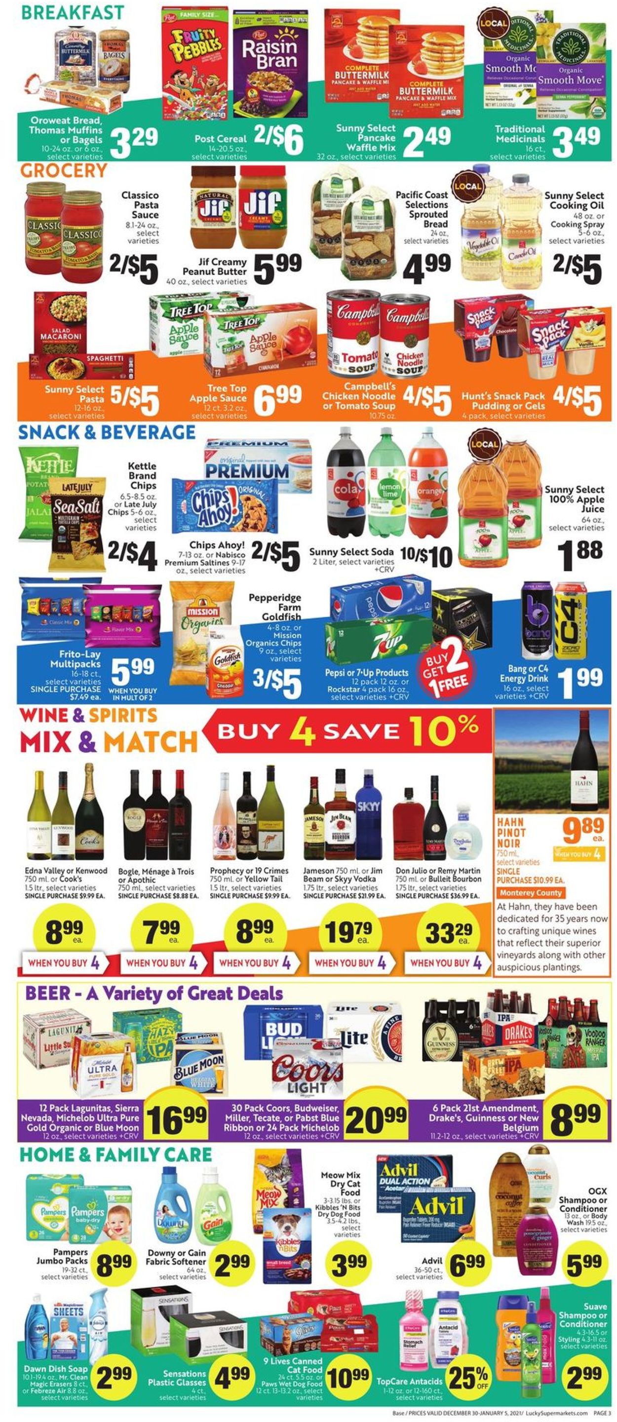 Catalogue Lucky Supermarkets from 12/30/2020