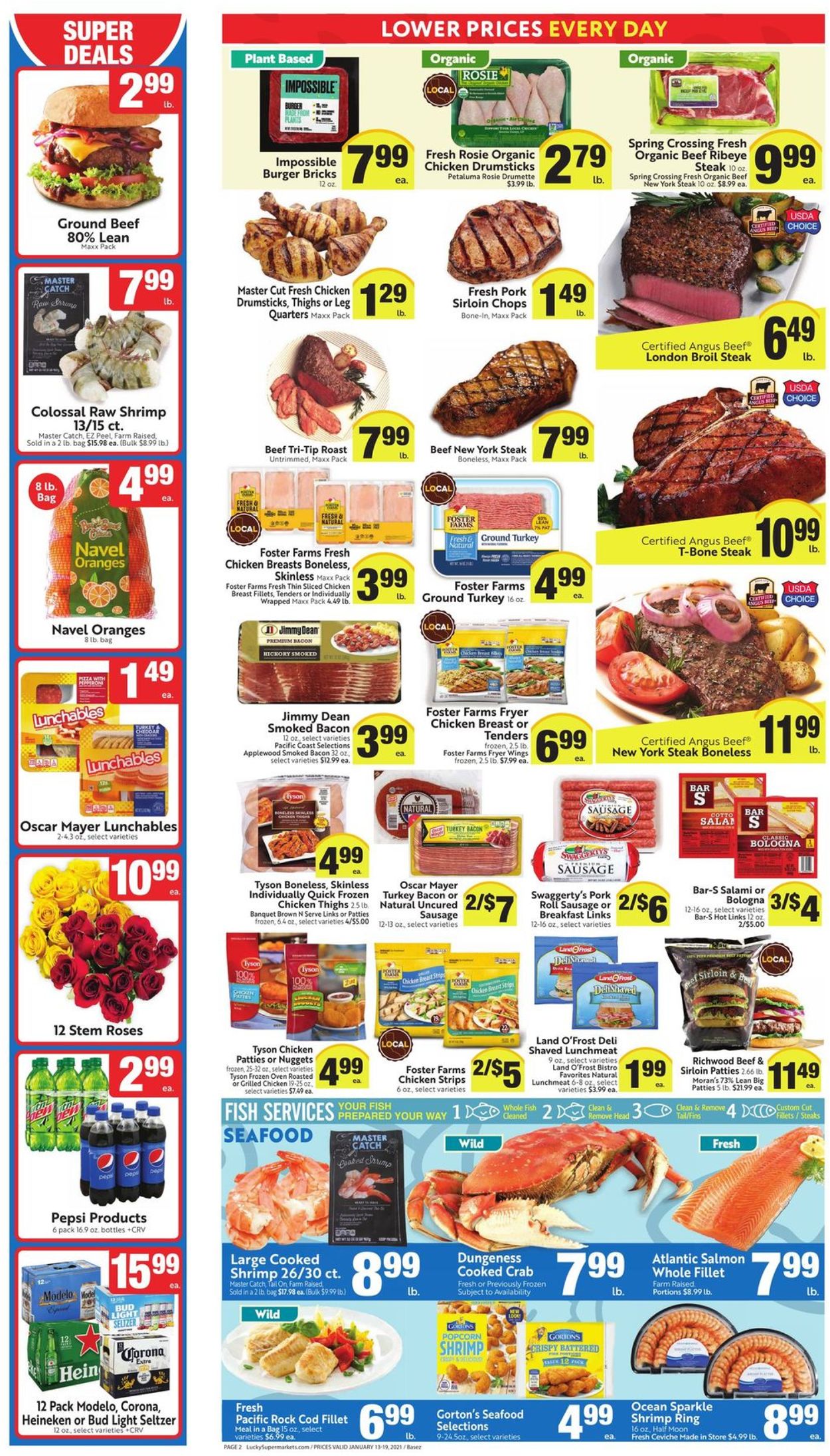 Catalogue Lucky Supermarkets from 01/13/2021