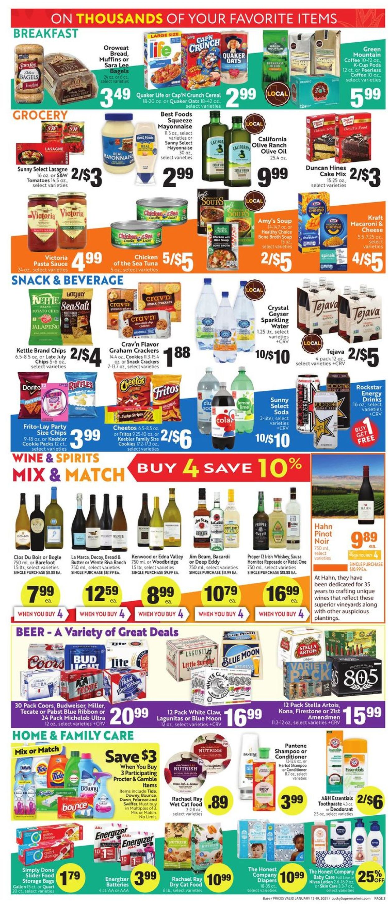 Catalogue Lucky Supermarkets from 01/13/2021