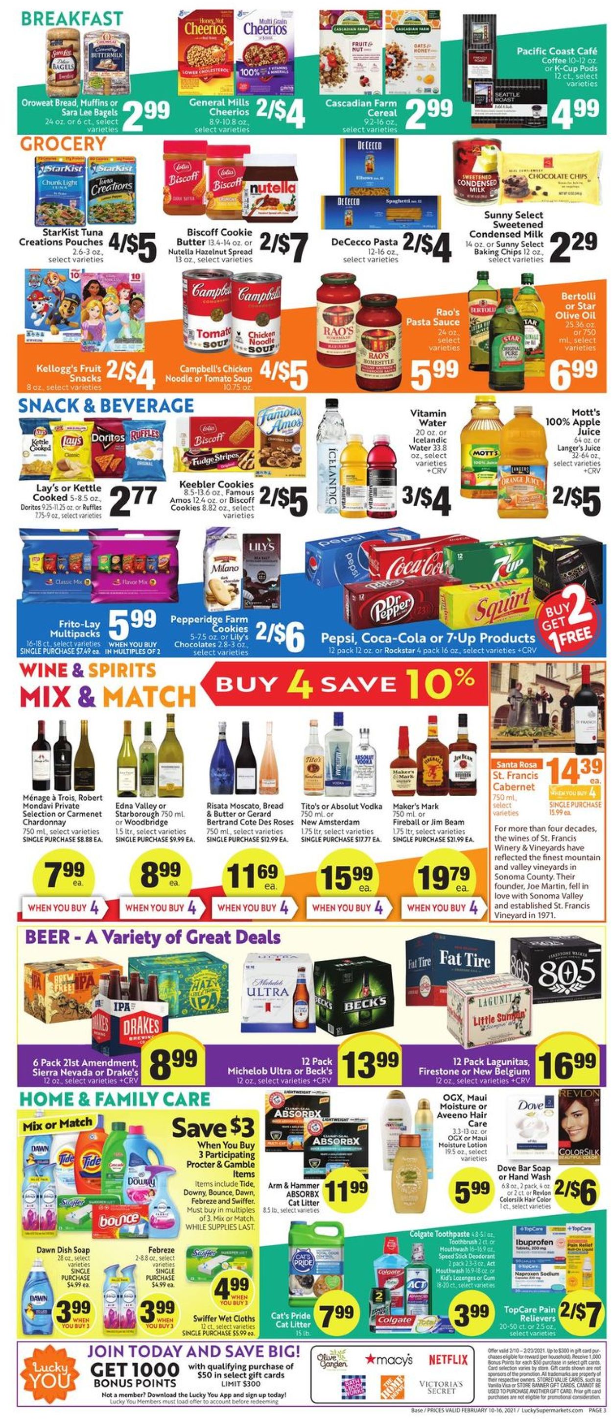 Catalogue Lucky Supermarkets from 02/10/2021