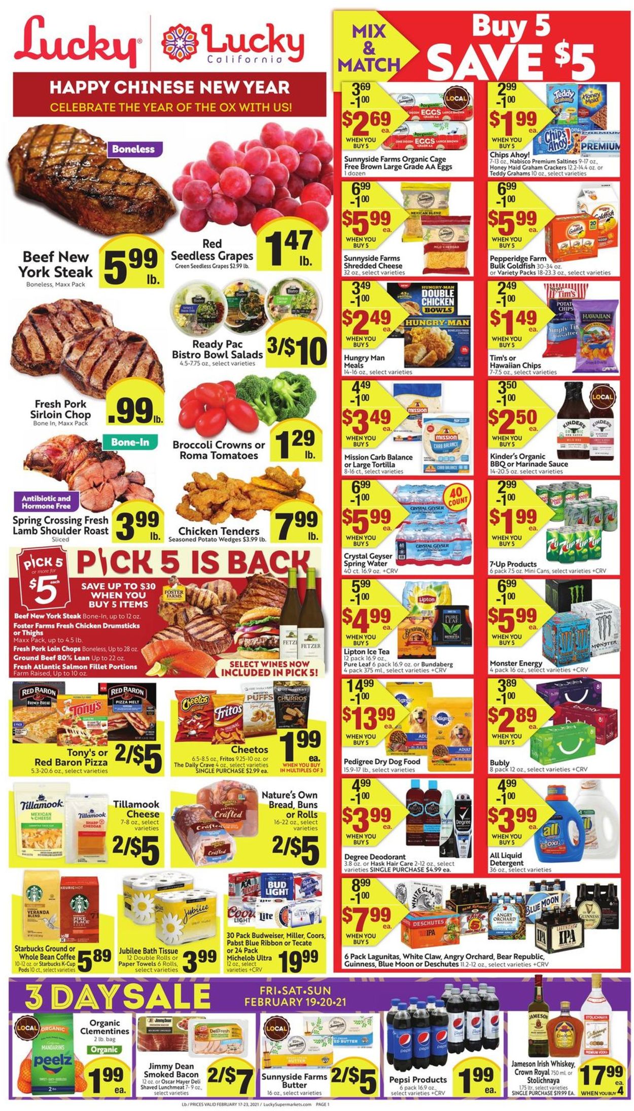Catalogue Lucky Supermarkets from 02/17/2021