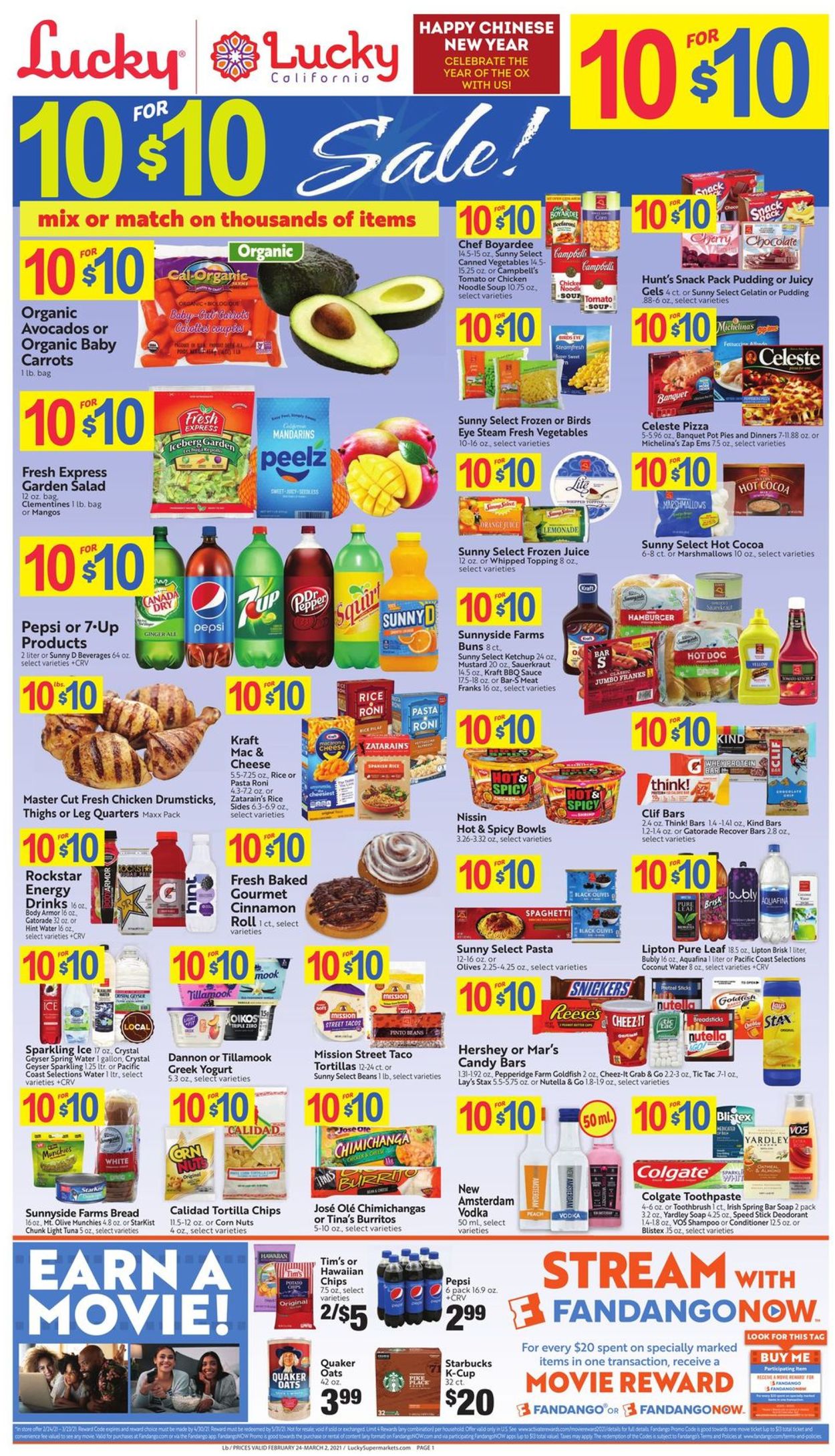 Catalogue Lucky Supermarkets from 02/24/2021