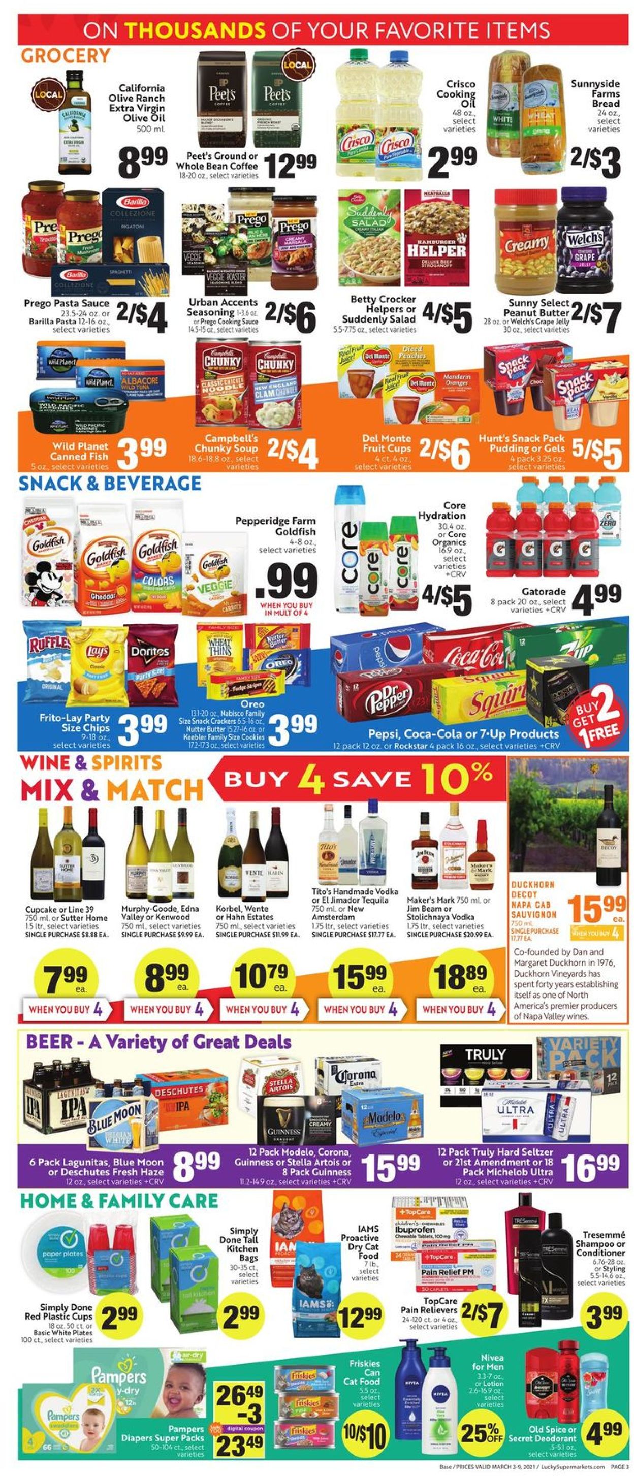 Catalogue Lucky Supermarkets from 03/03/2021