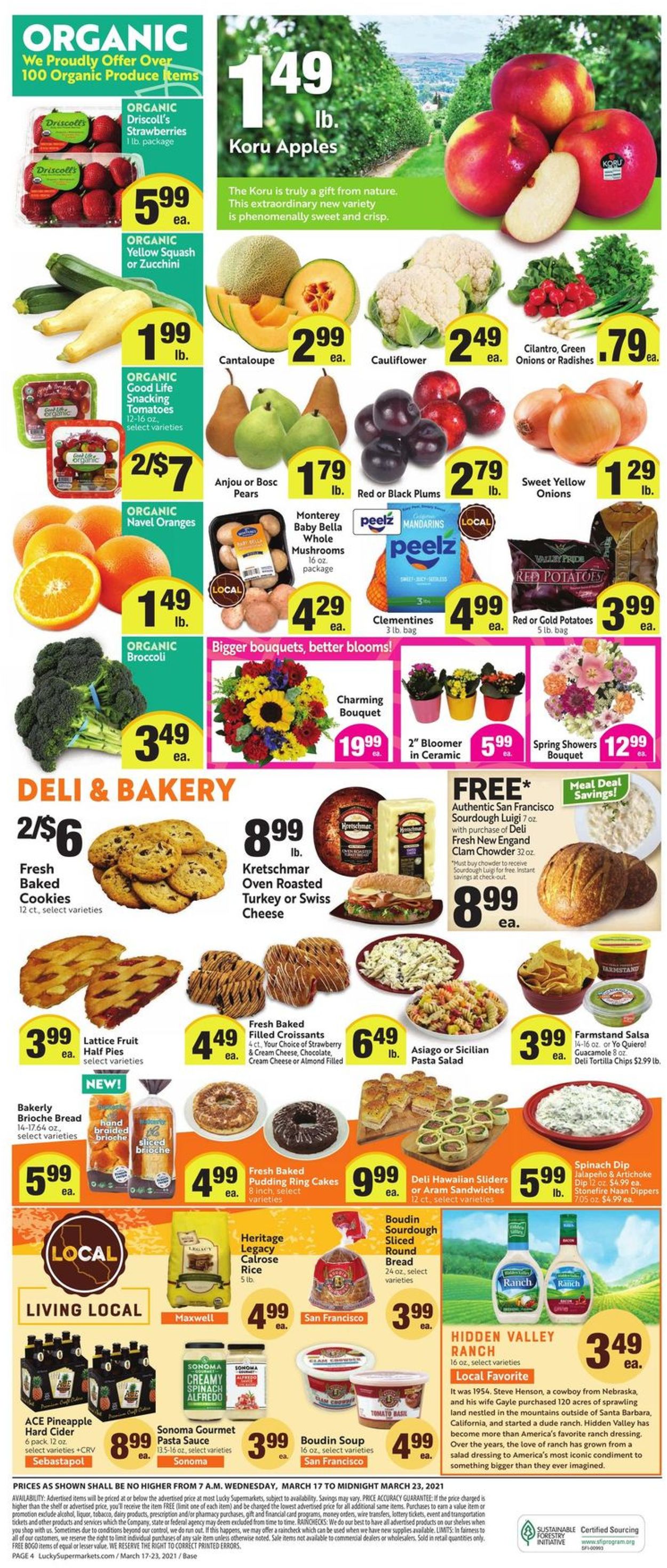 Catalogue Lucky Supermarkets from 03/17/2021