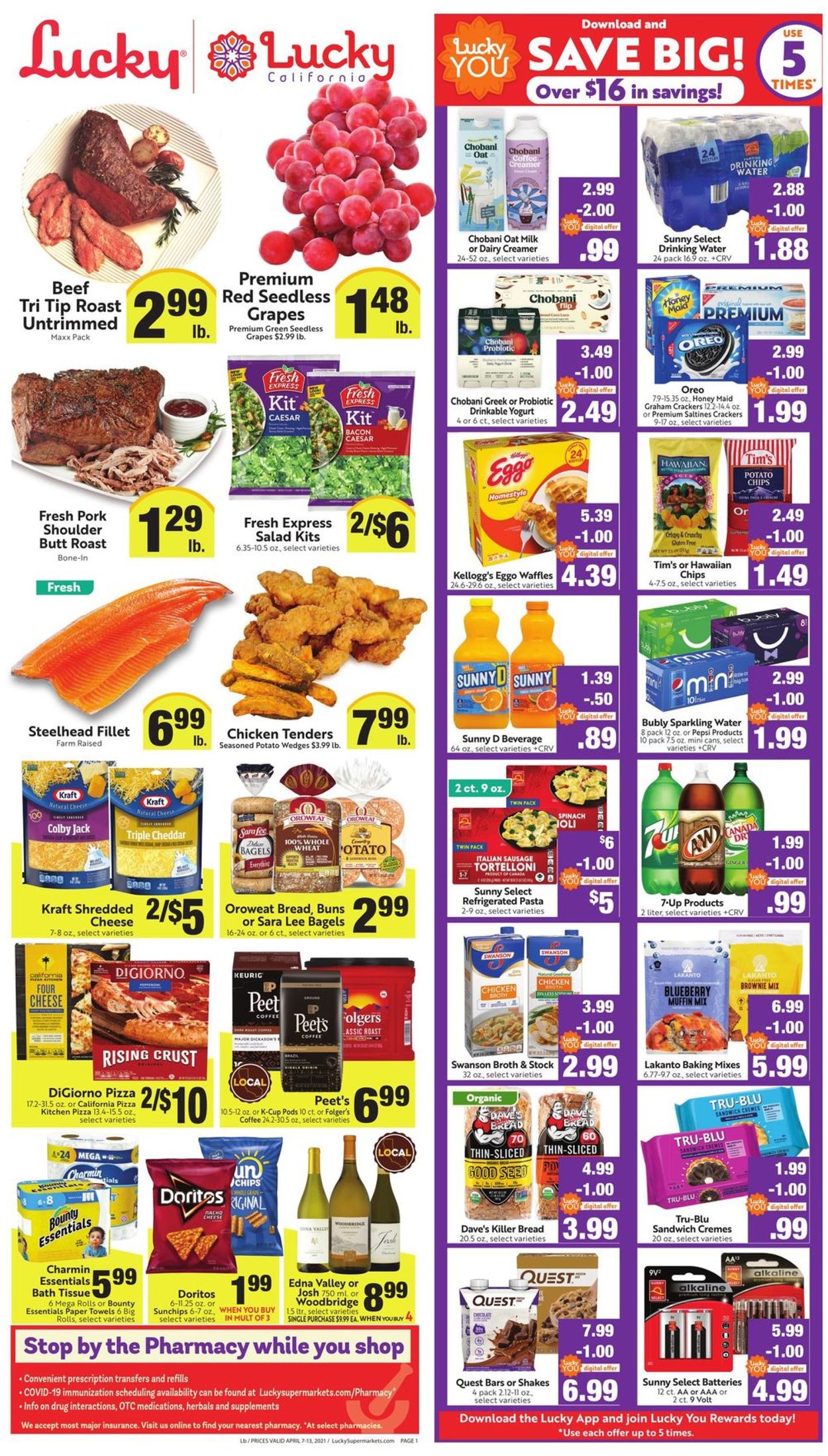 Catalogue Lucky Supermarkets from 04/07/2021