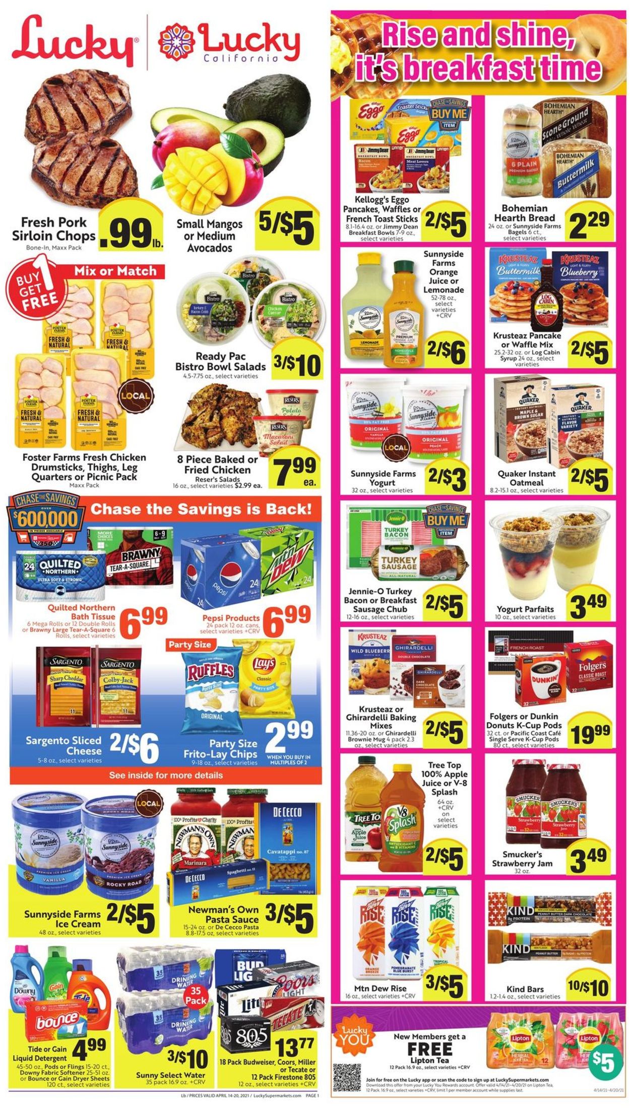 Catalogue Lucky Supermarkets from 04/14/2021