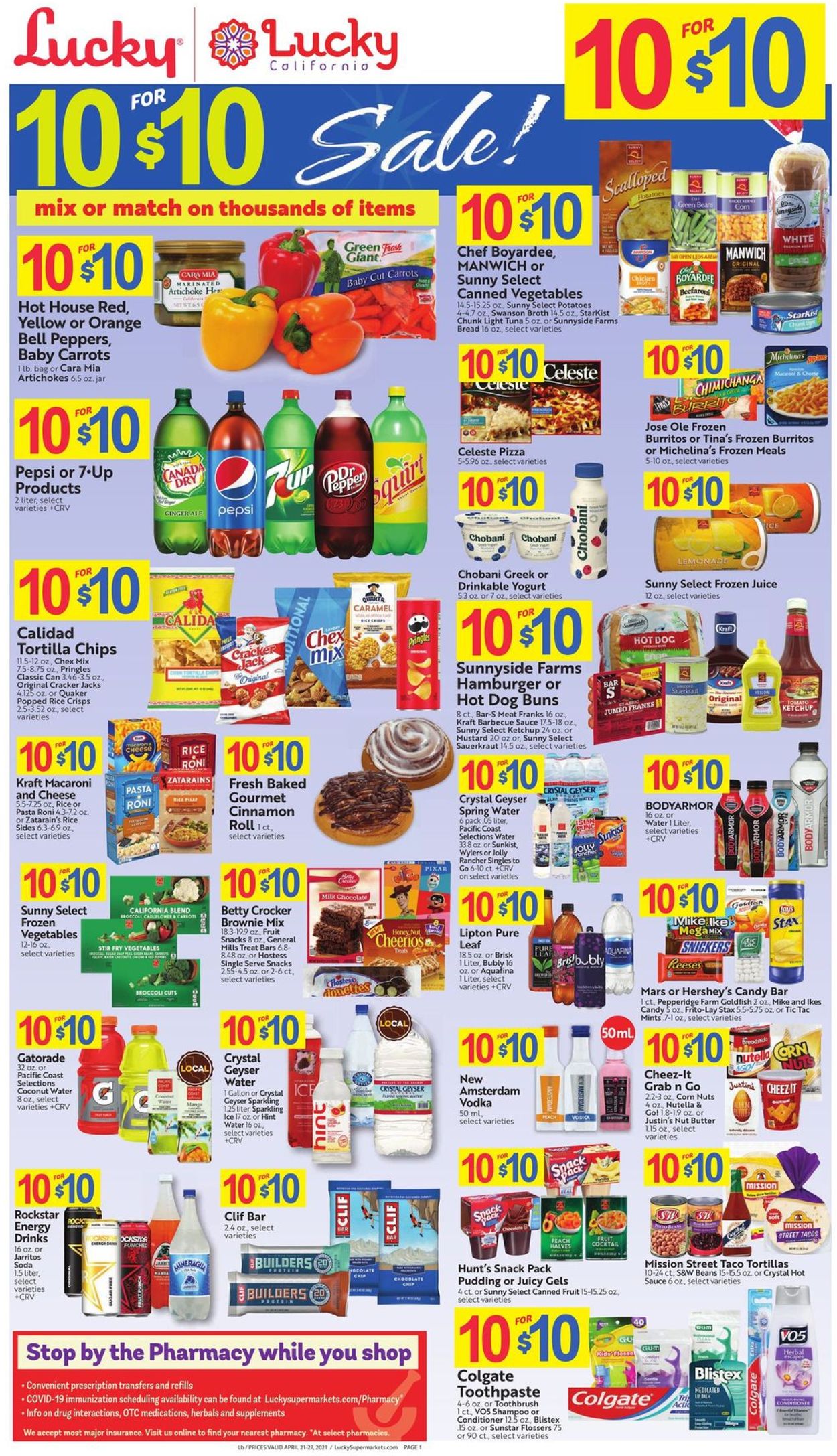Catalogue Lucky Supermarkets from 04/21/2021