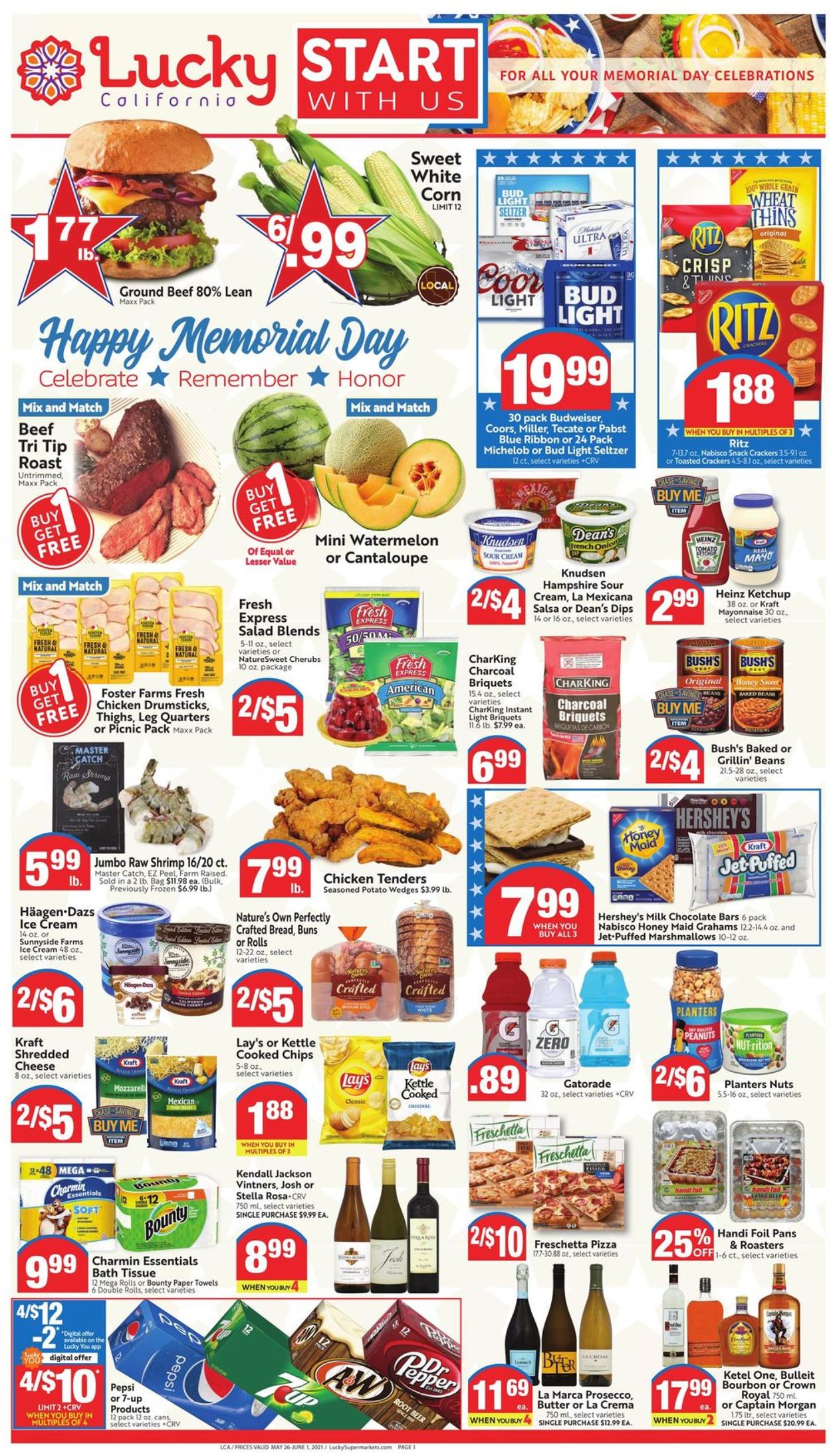 Catalogue Lucky Supermarkets from 05/26/2021