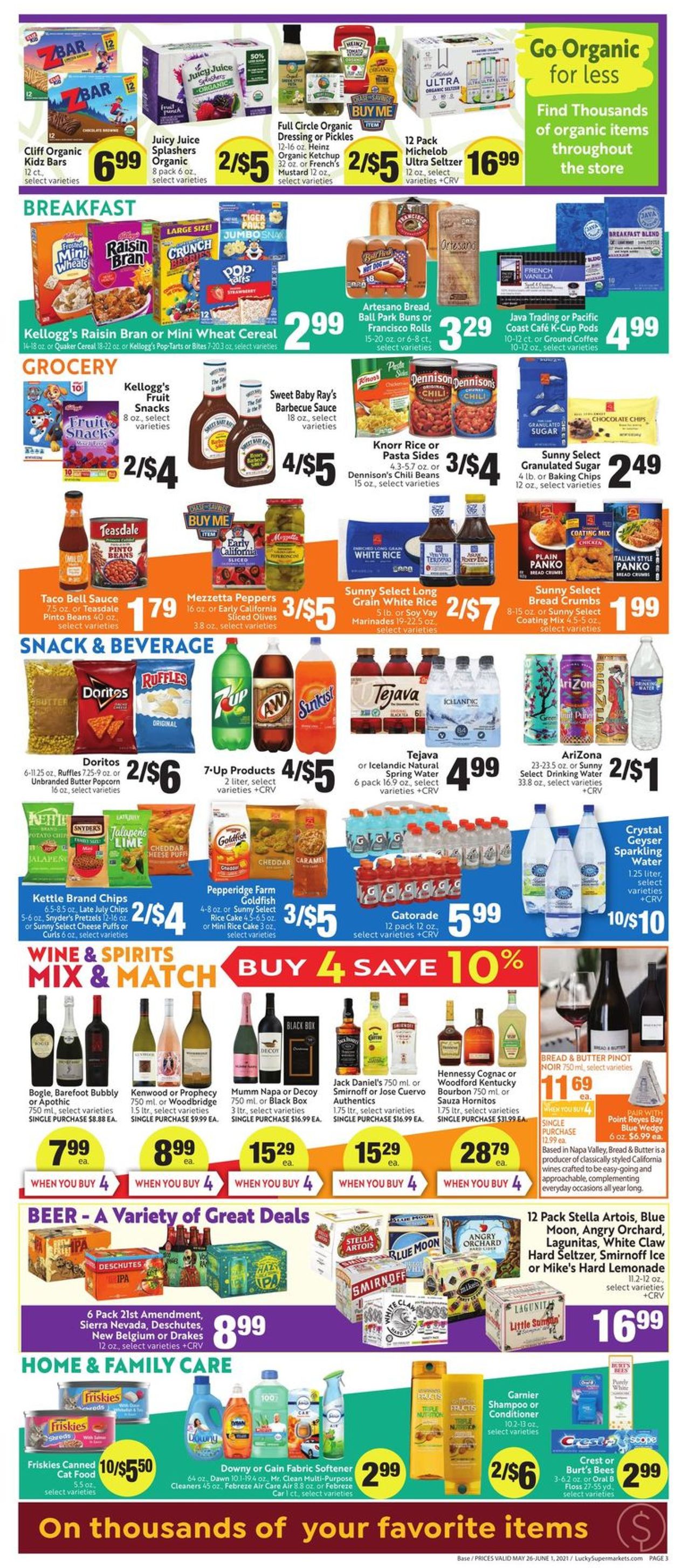 Catalogue Lucky Supermarkets from 05/26/2021