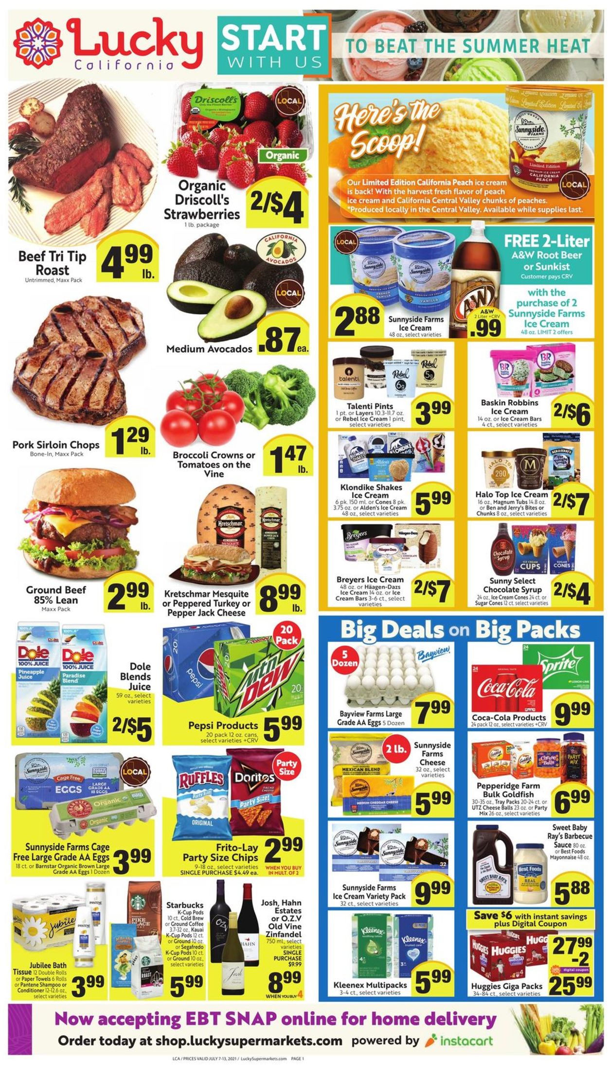 Catalogue Lucky Supermarkets from 07/07/2021