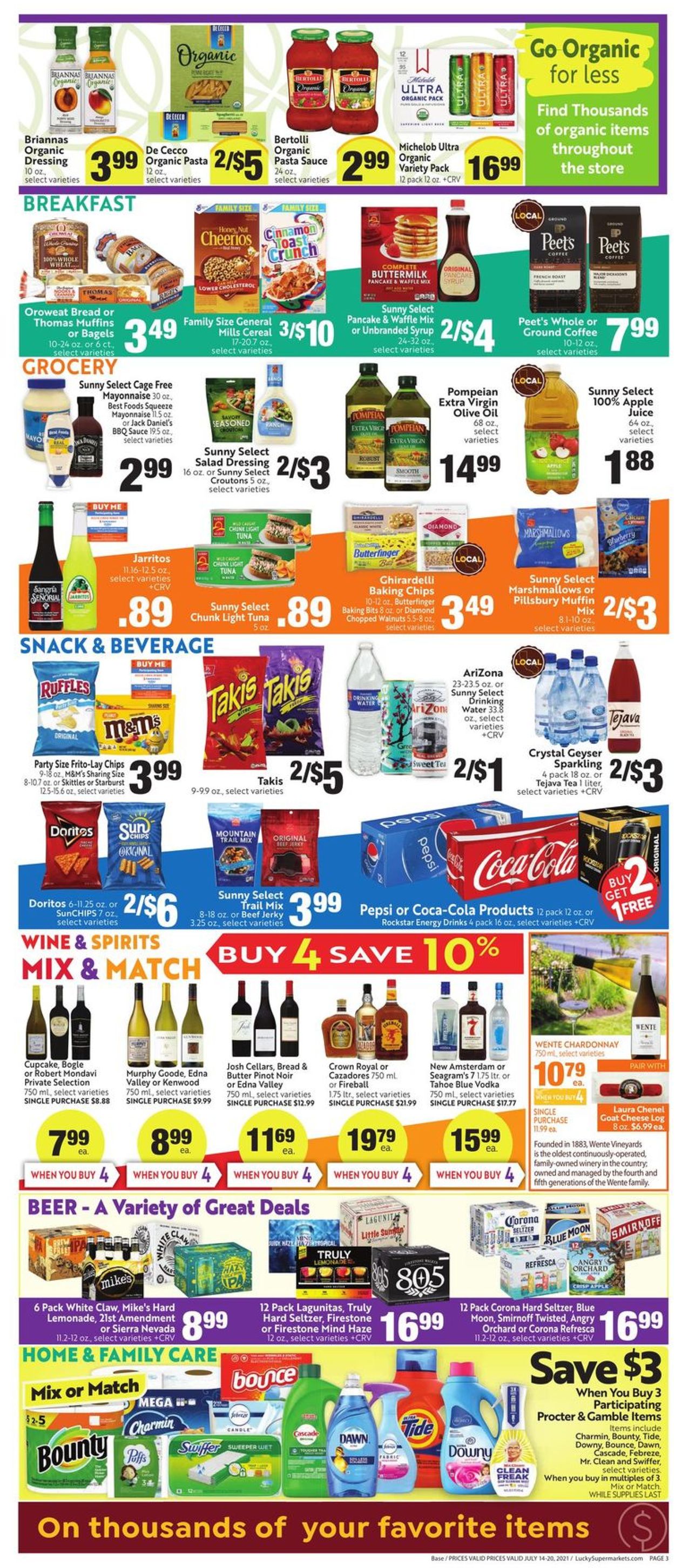 Catalogue Lucky Supermarkets from 07/14/2021