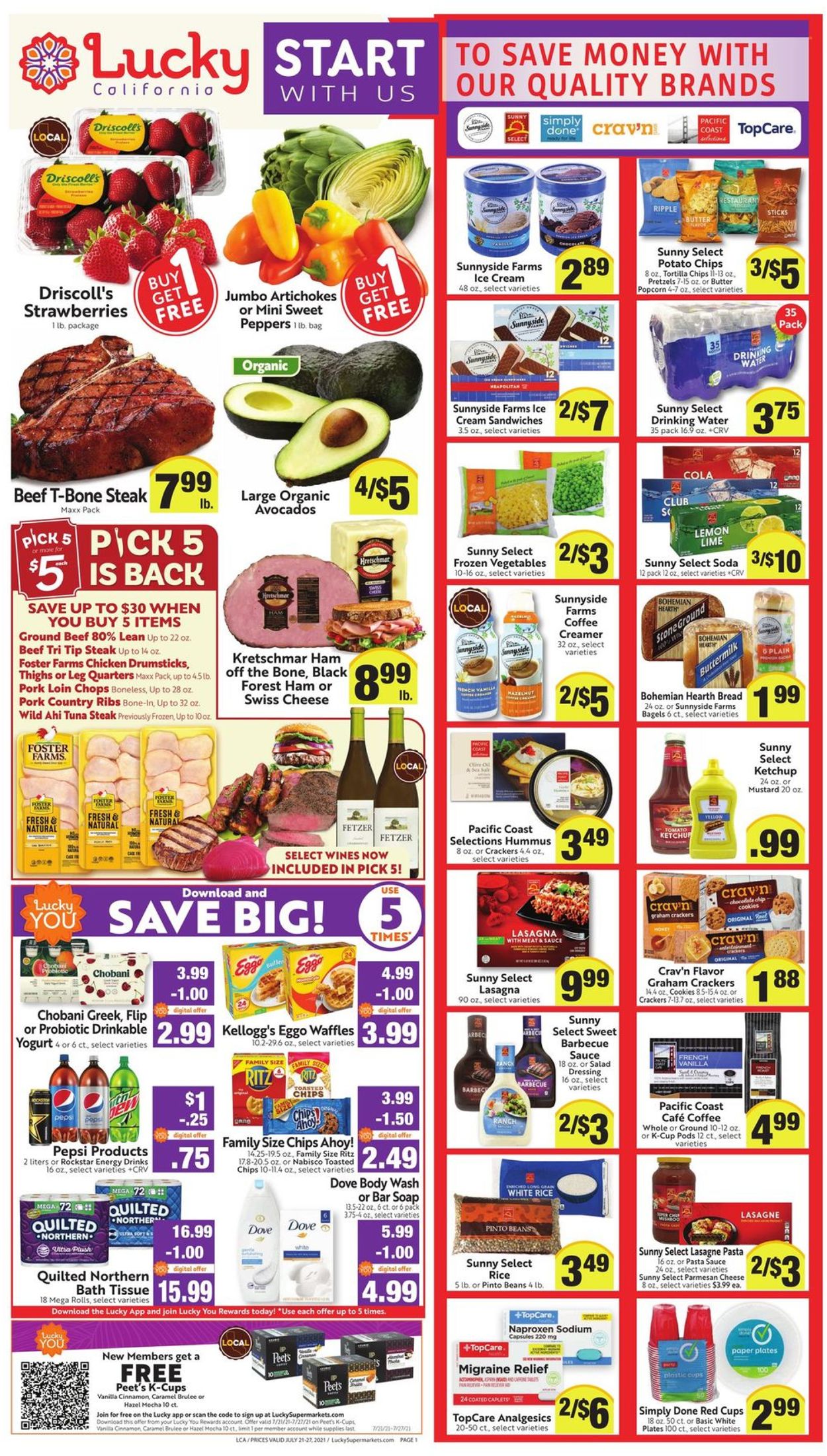 Catalogue Lucky Supermarkets from 07/21/2021
