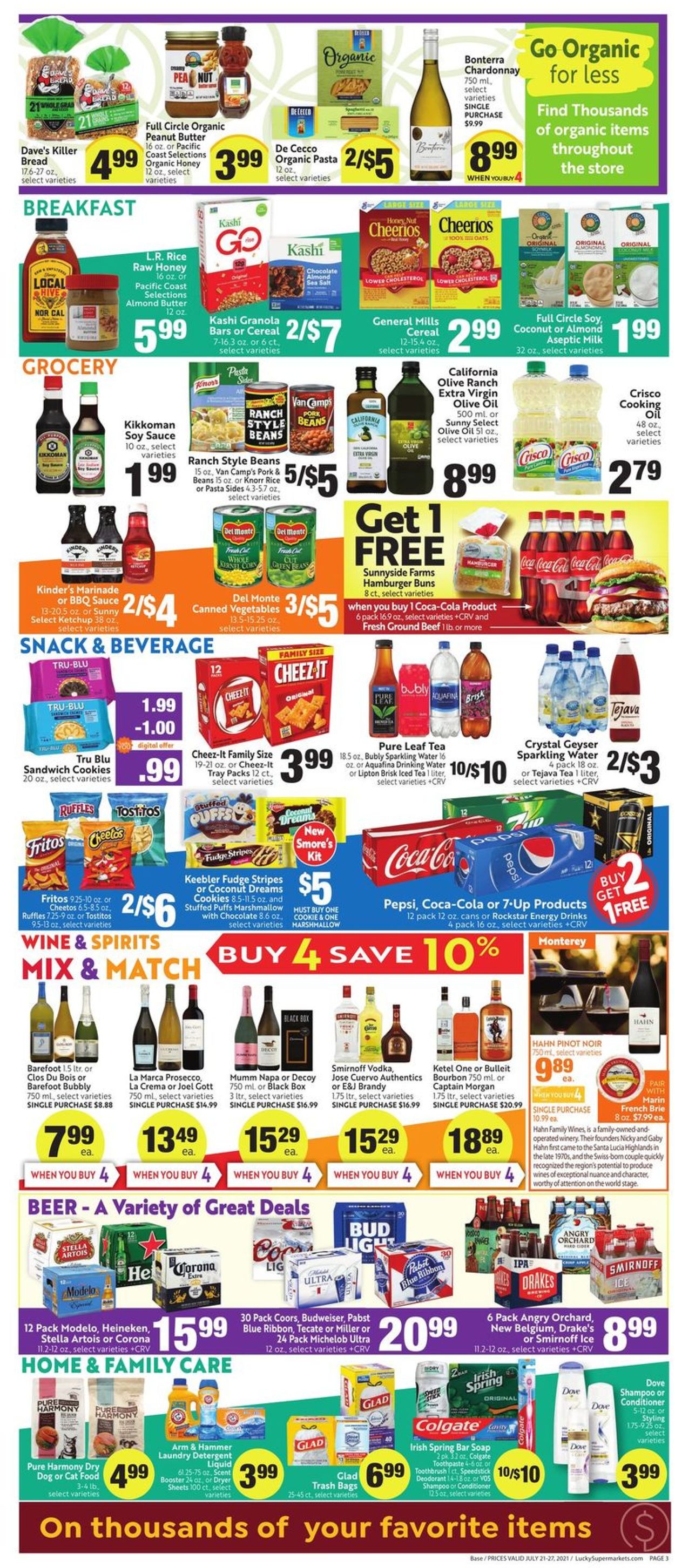 Catalogue Lucky Supermarkets from 07/21/2021