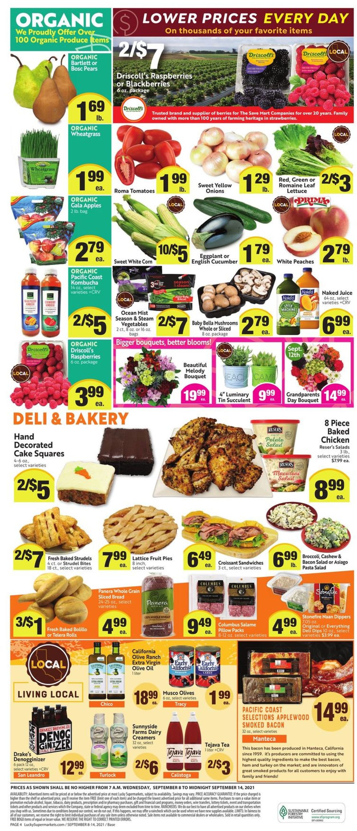 Catalogue Lucky Supermarkets from 09/08/2021
