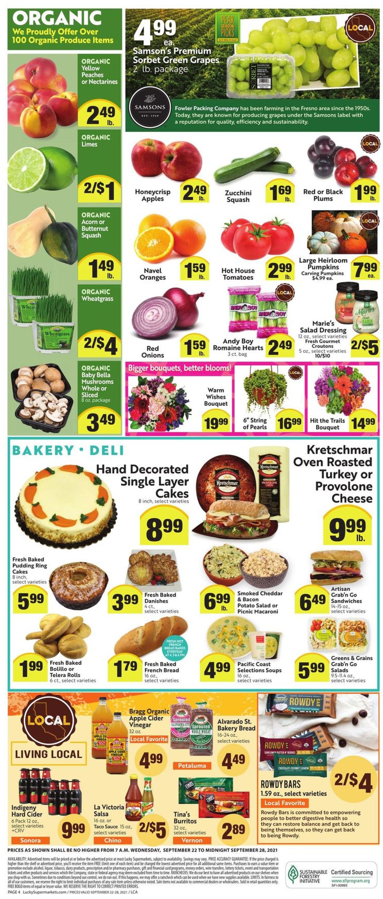 Catalogue Lucky Supermarkets from 09/22/2021