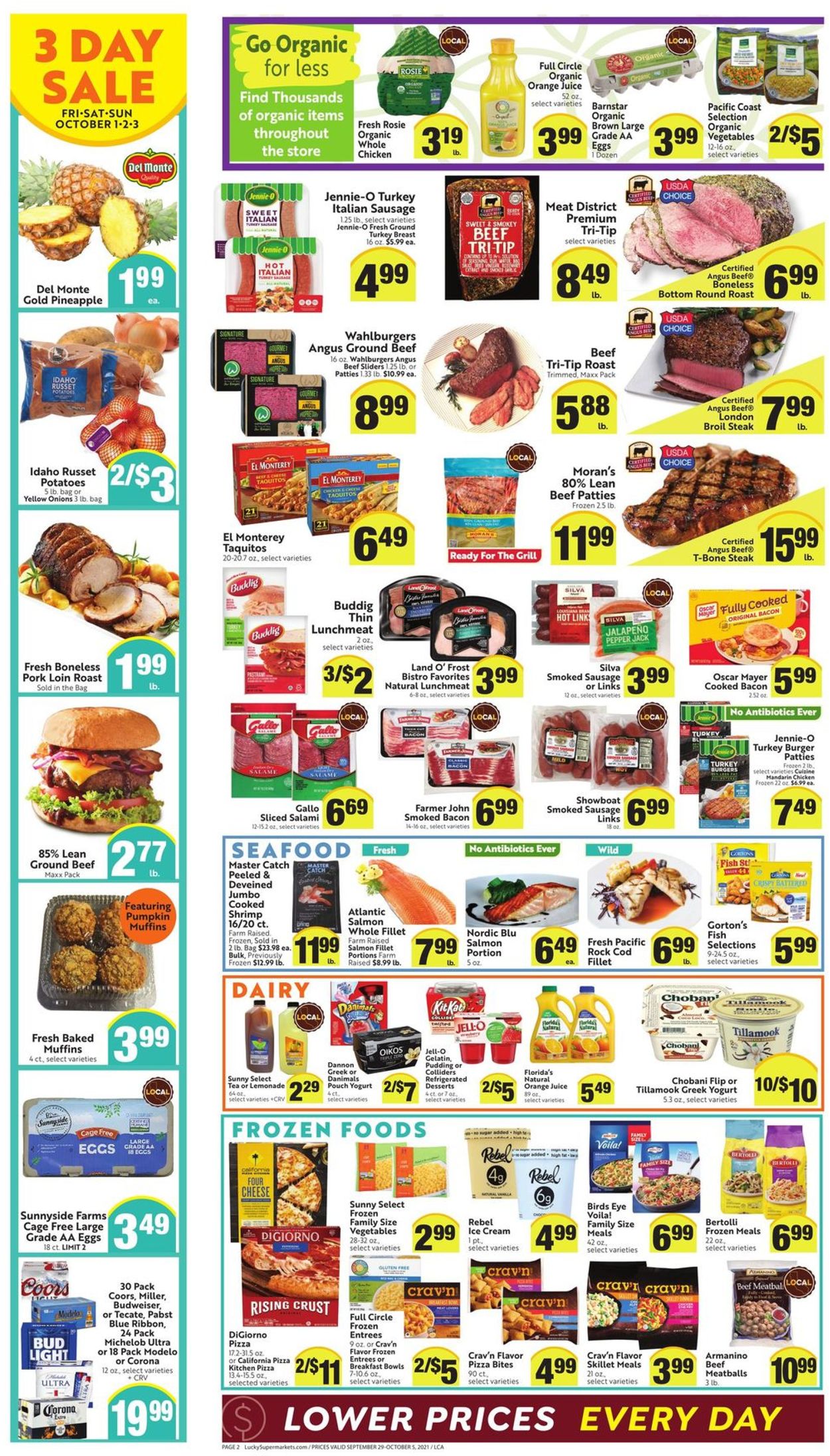 Catalogue Lucky Supermarkets from 09/29/2021