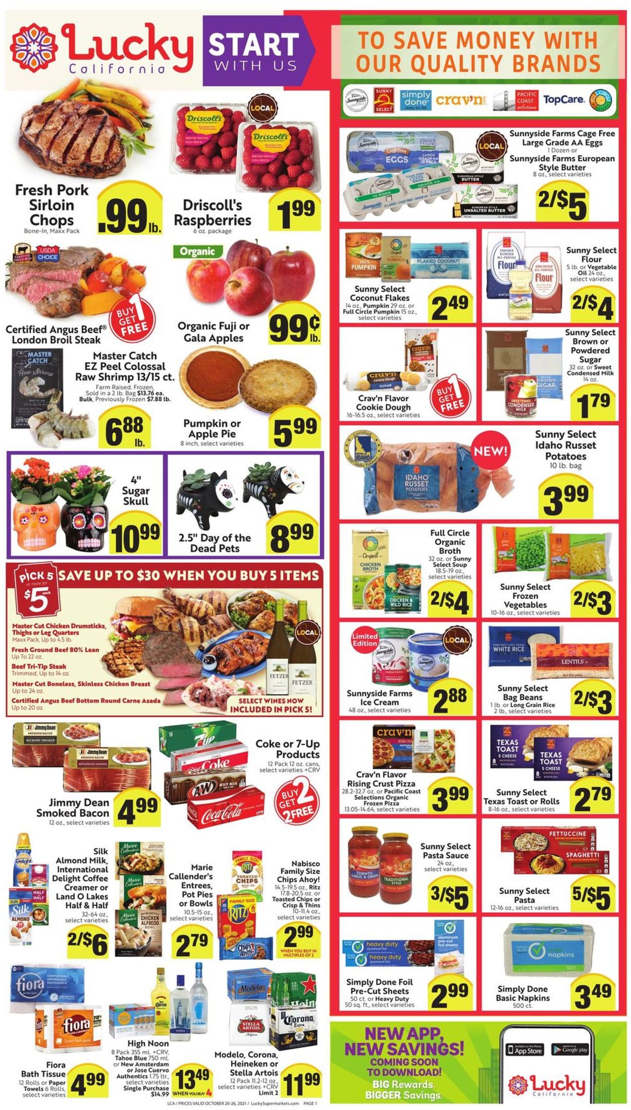 Catalogue Lucky Supermarkets from 10/20/2021