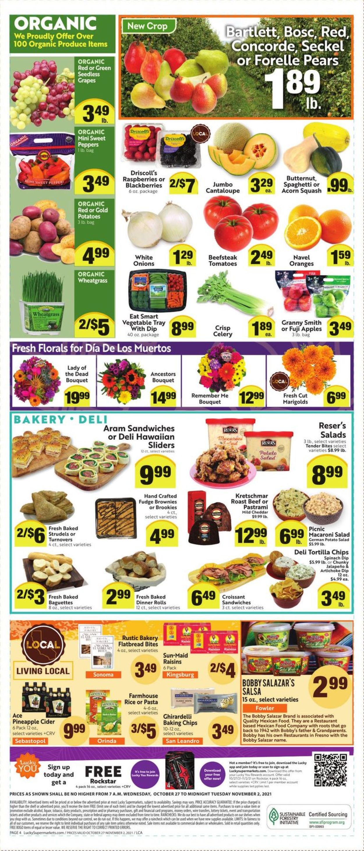 Catalogue Lucky Supermarkets from 10/27/2021